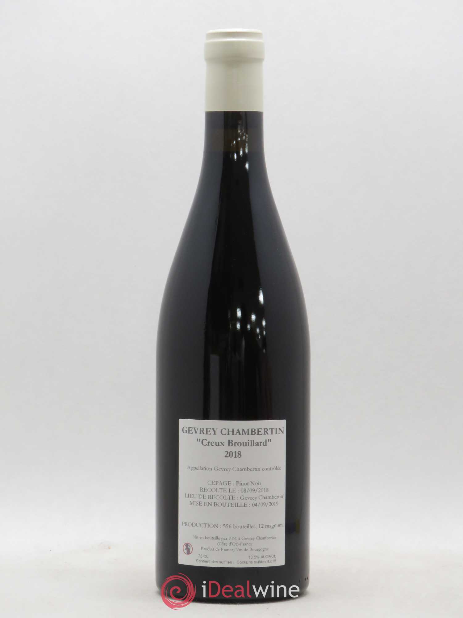Gevrey-Chambertin Creux Brouillard Jeremy Recchione 2018 - Lot de 1 bouteille - 1