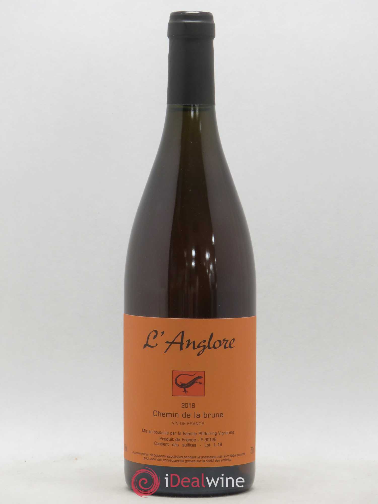 Vin de France Chemin de la brune L'Anglore 2018 - Lot de 1 bouteille - 0