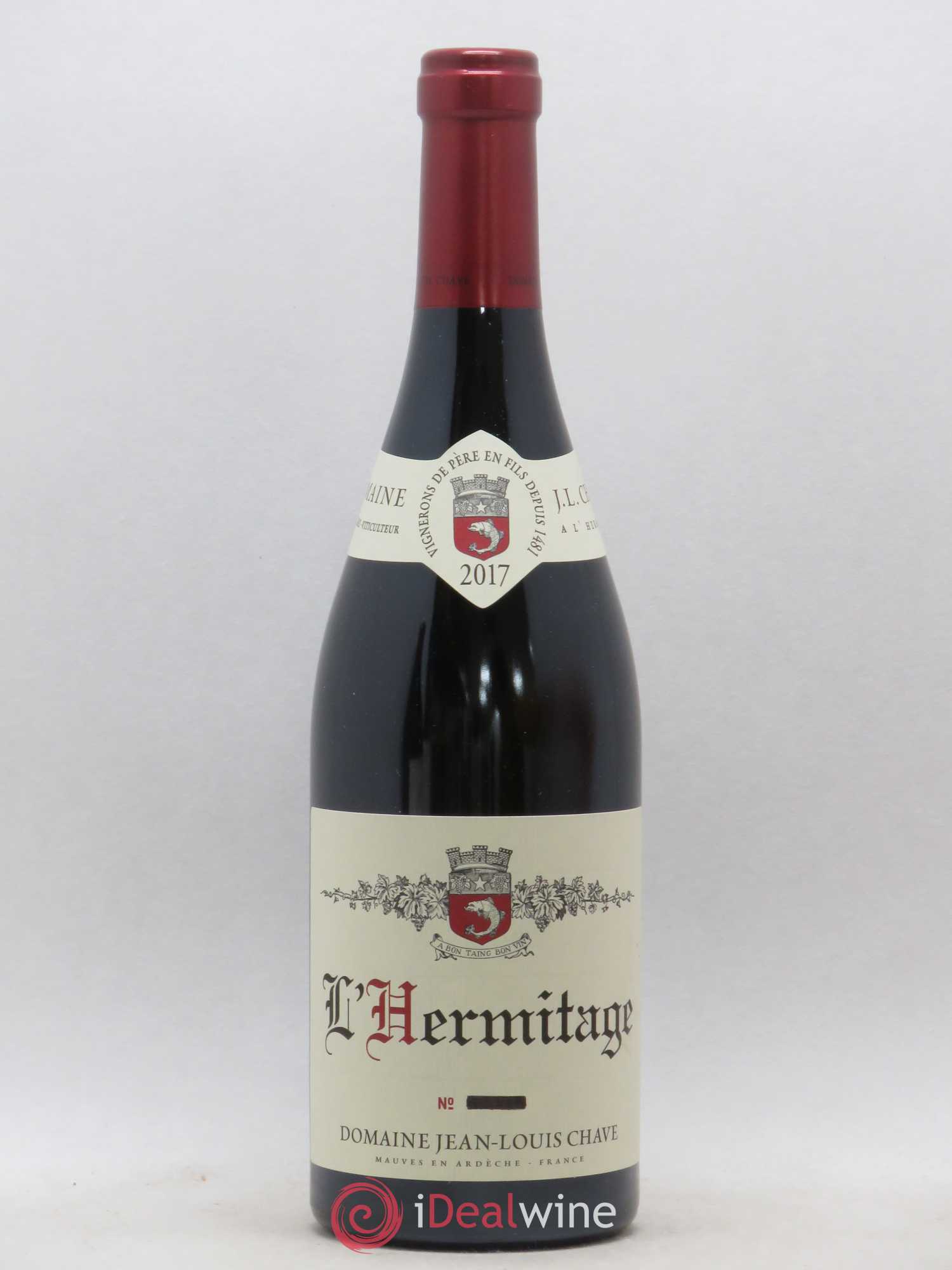 Hermitage Jean-Louis Chave 2017 - Lot de 1 bouteille - 0