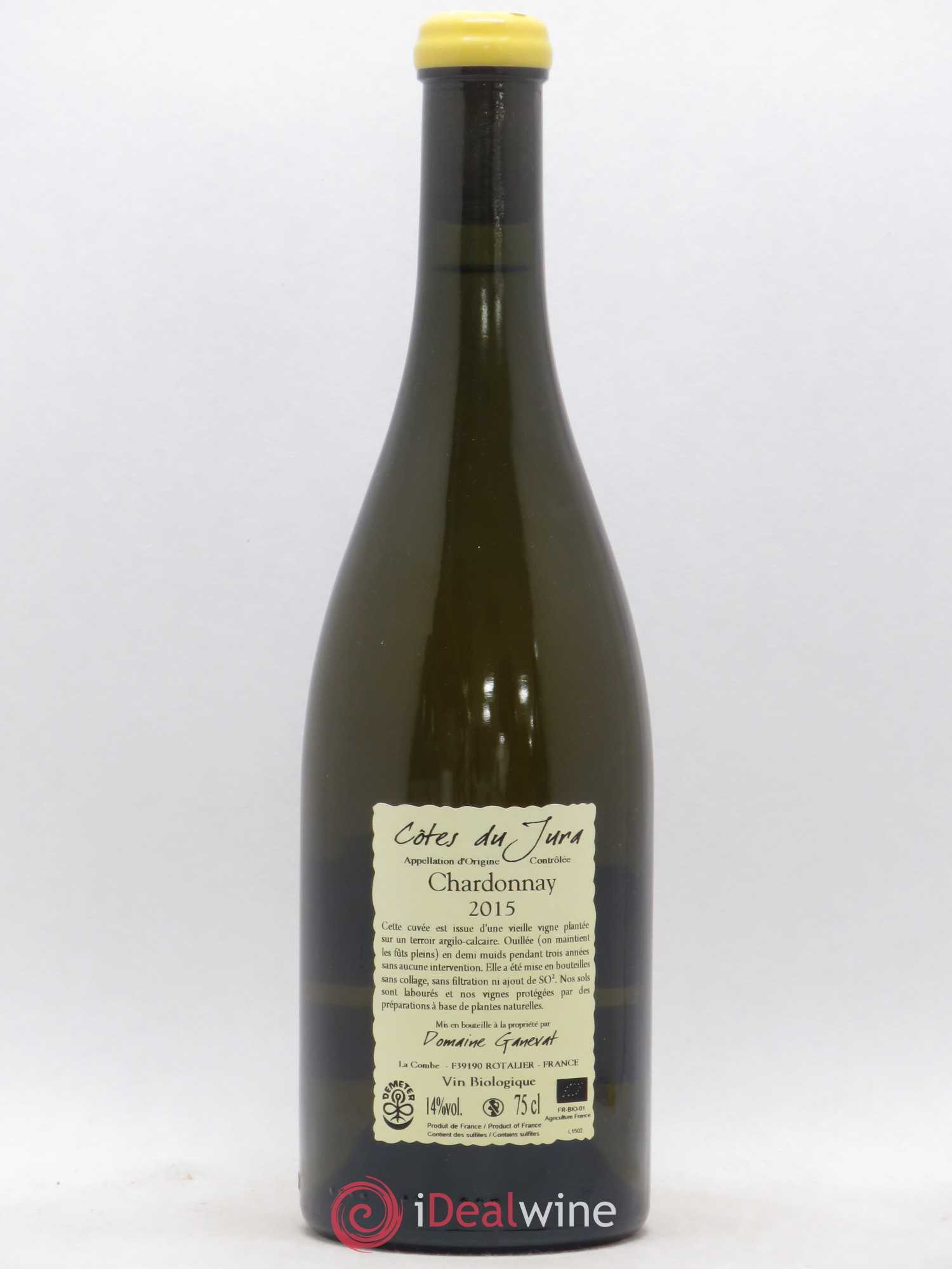 Côtes du Jura Les Chamois du Paradis Jean-François Ganevat (Domaine) 2015 - Lot de 1 bouteille - 1