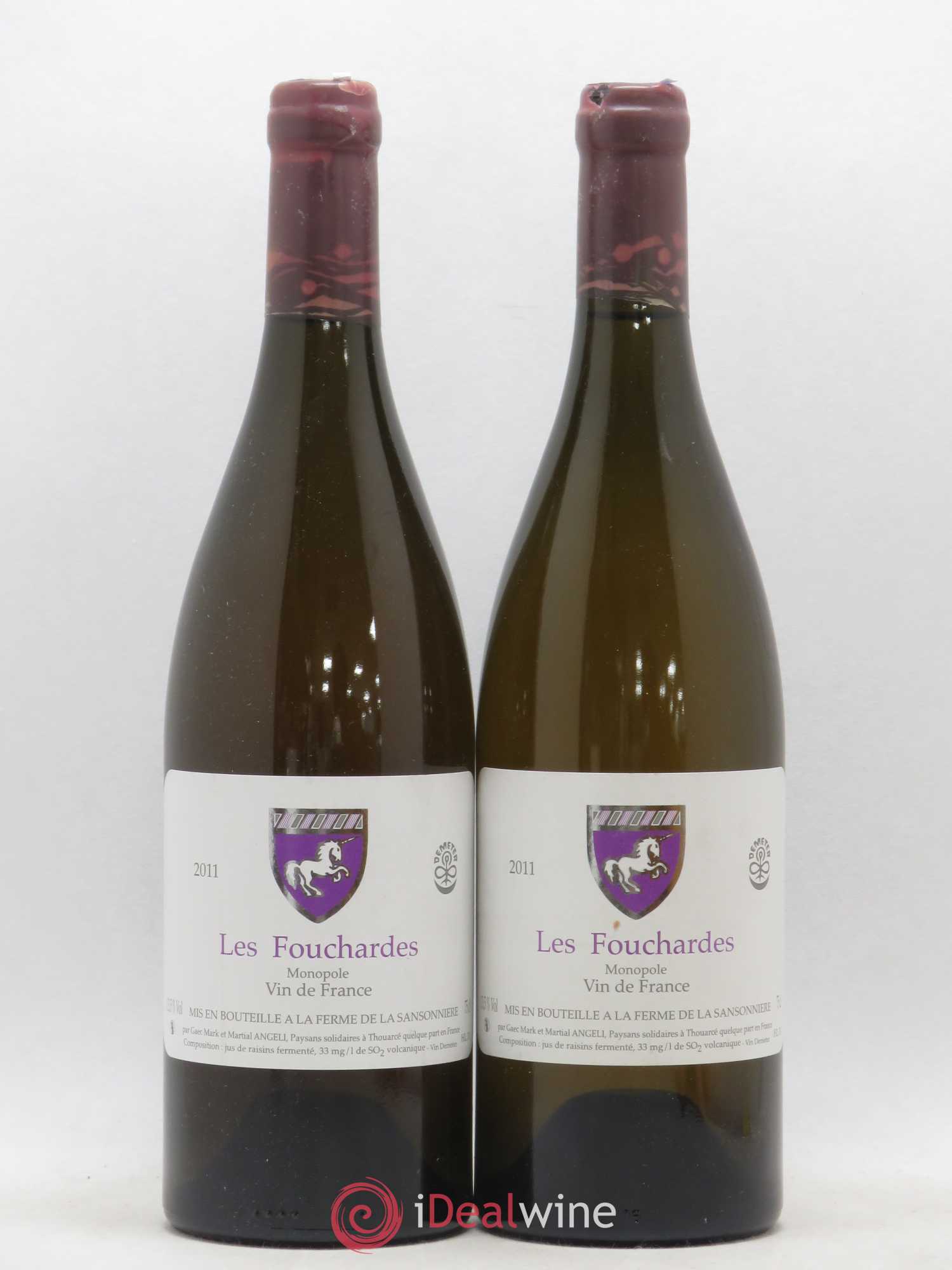 Vin de France Les Fouchardes Mark Angeli (Domaine) - Ferme de la Sansonnière 2011 - Lot de 2 bouteilles - 0