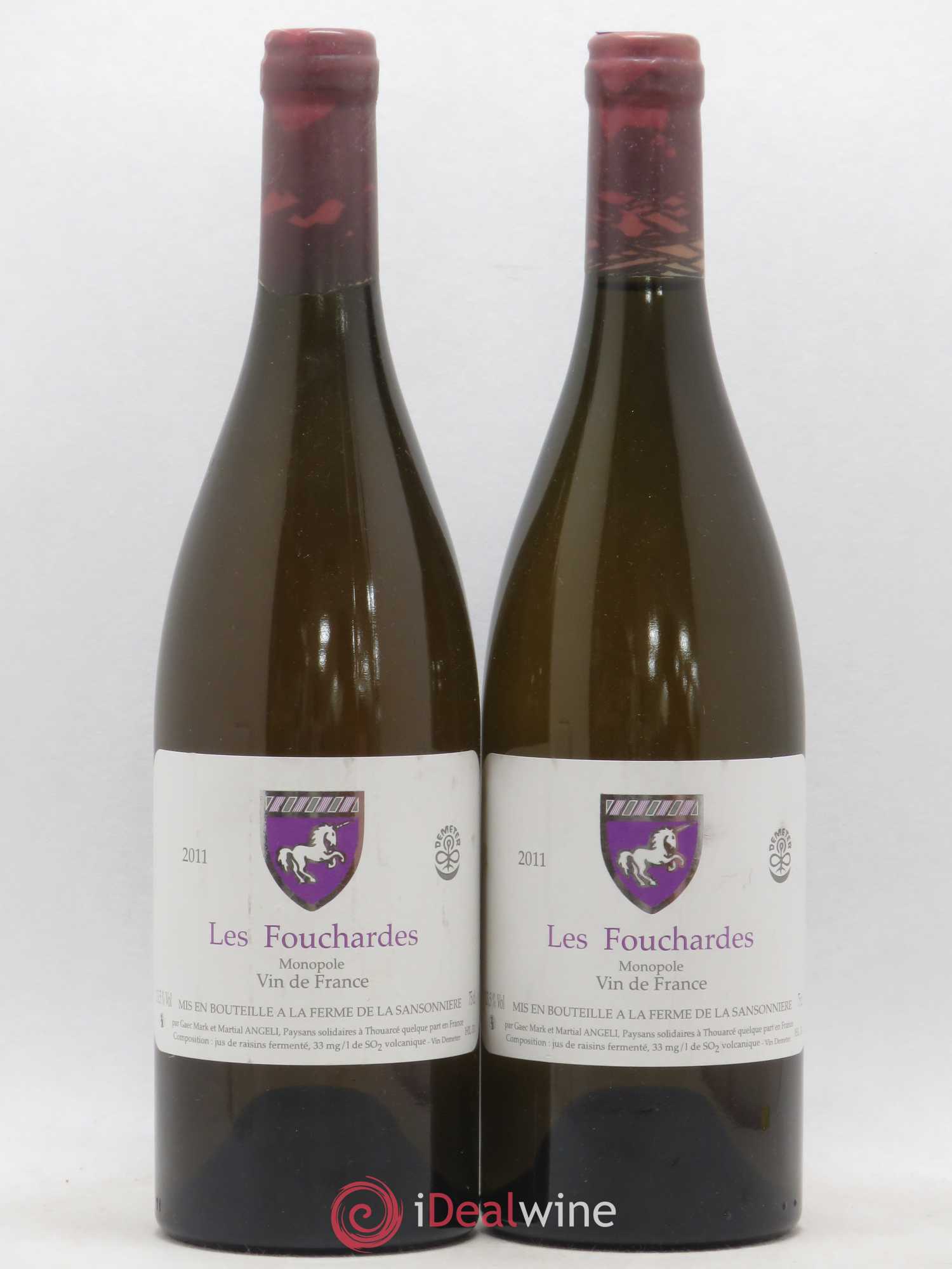 Vin de France Les Fouchardes Mark Angeli (Domaine) - Ferme de la Sansonnière 2011 - Lot de 2 bouteilles - 0