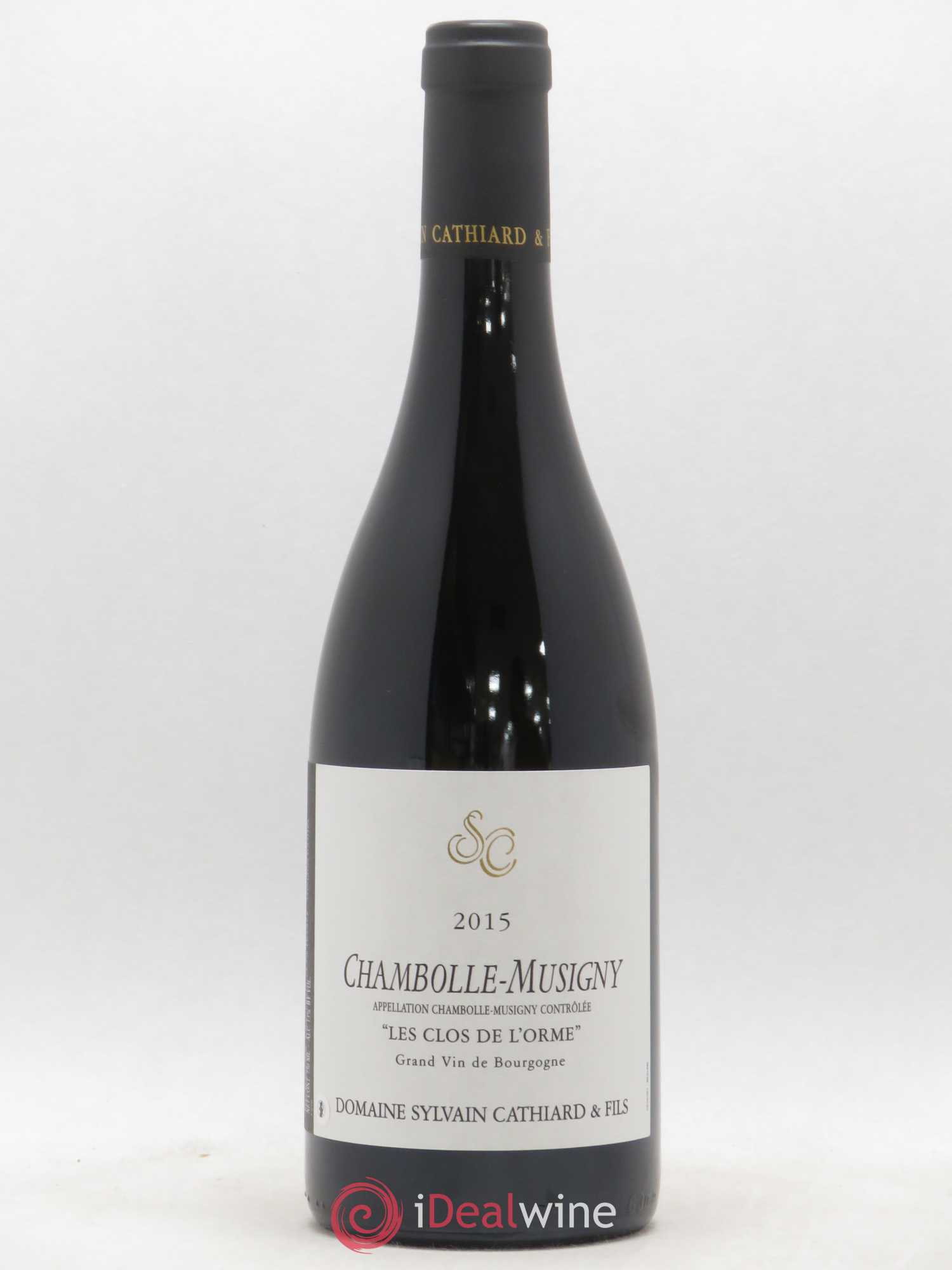 Chambolle-Musigny Les Clos de l'Orme Sylvain Cathiard & Fils 2015 - Lot de 1 bouteille - 0