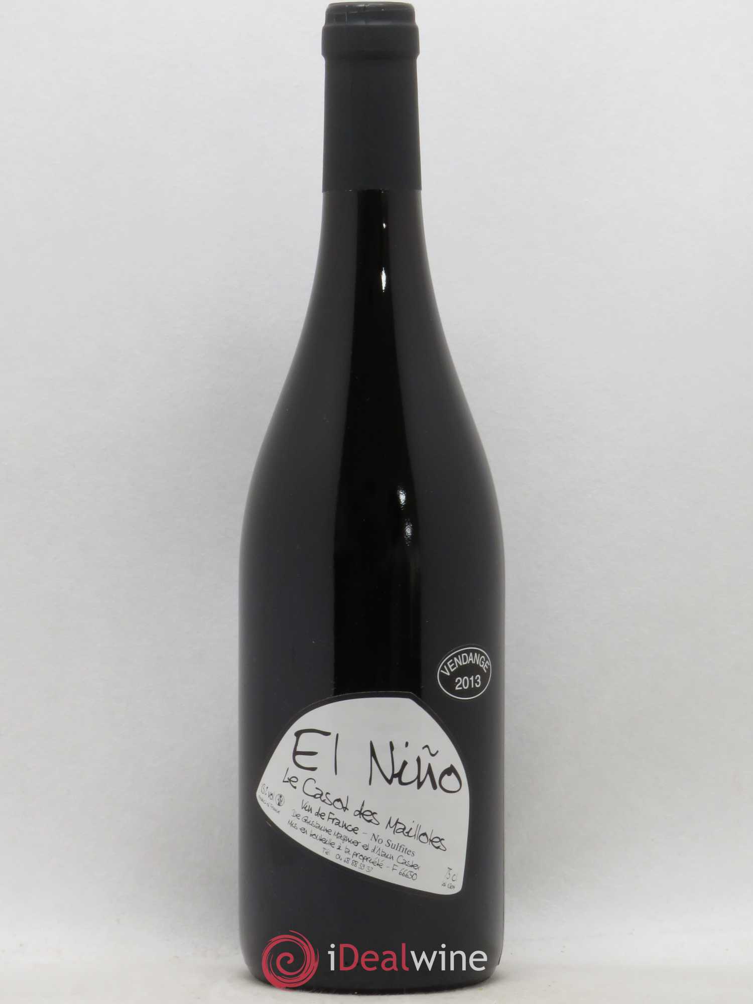 Vin de France El Nino Le Casot des Mailloles Alain Castex 2013 - Posten von 1 Flasche - 0