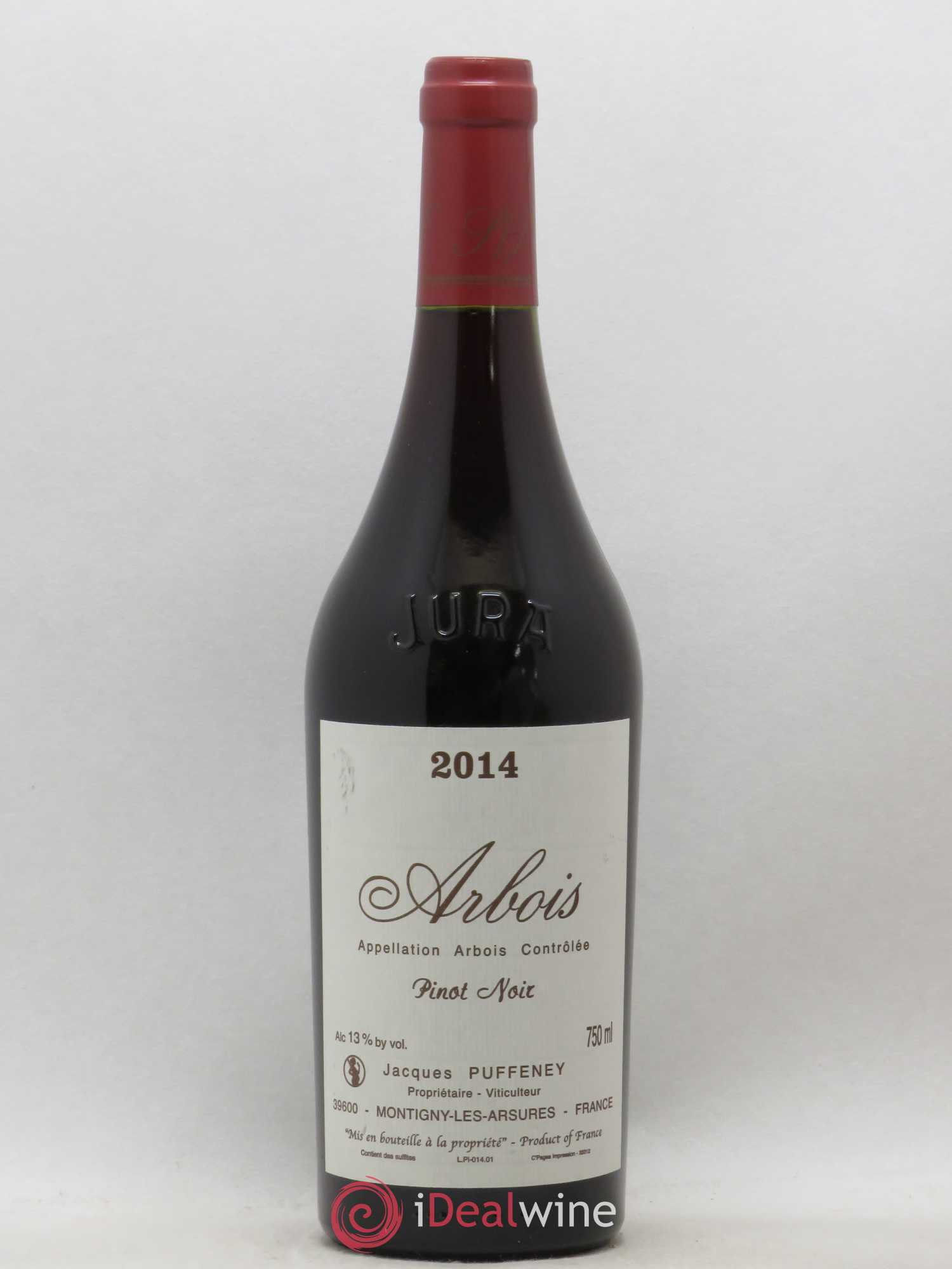 Arbois Pinot Noir Jacques Puffeney 2014 - Lot de 1 bouteille - 0