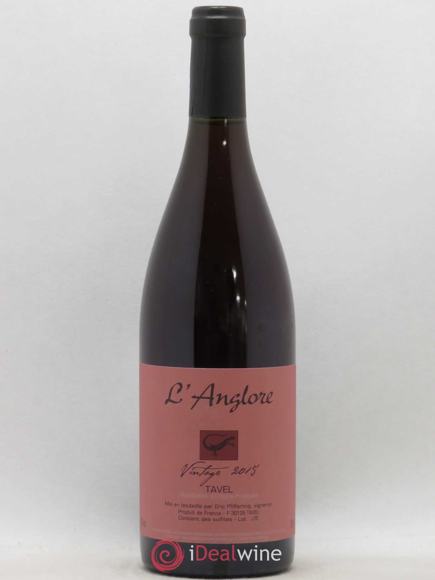 Tavel Vintage L'Anglore 2015 - Lot de 1 bouteille - 0