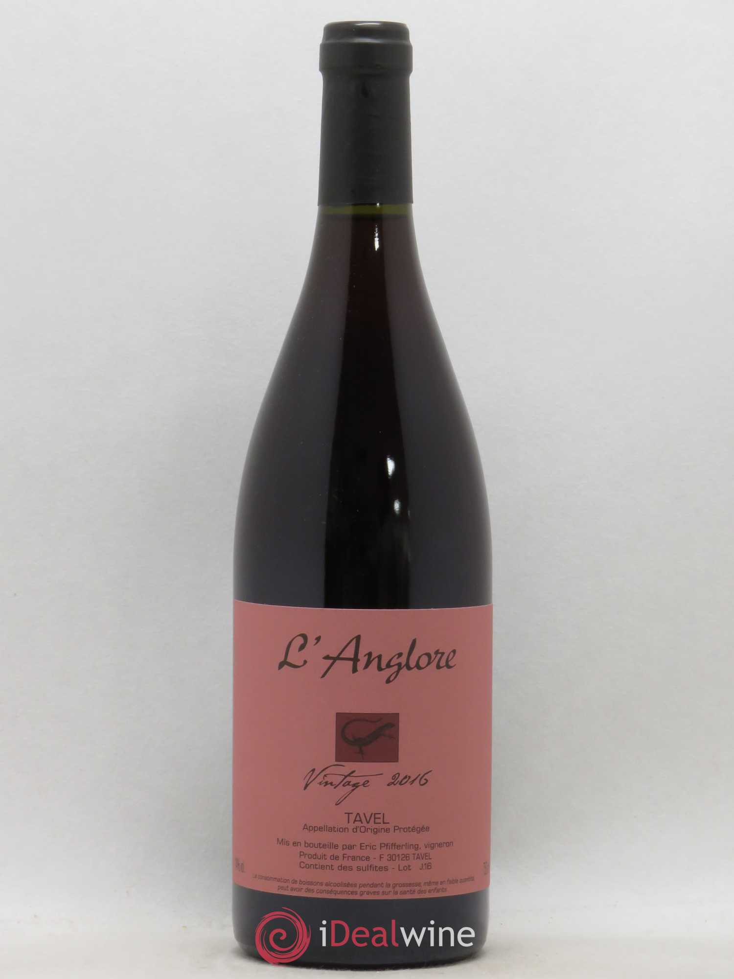 Tavel Vintage L'Anglore 2016 - Lot de 1 bouteille - 0