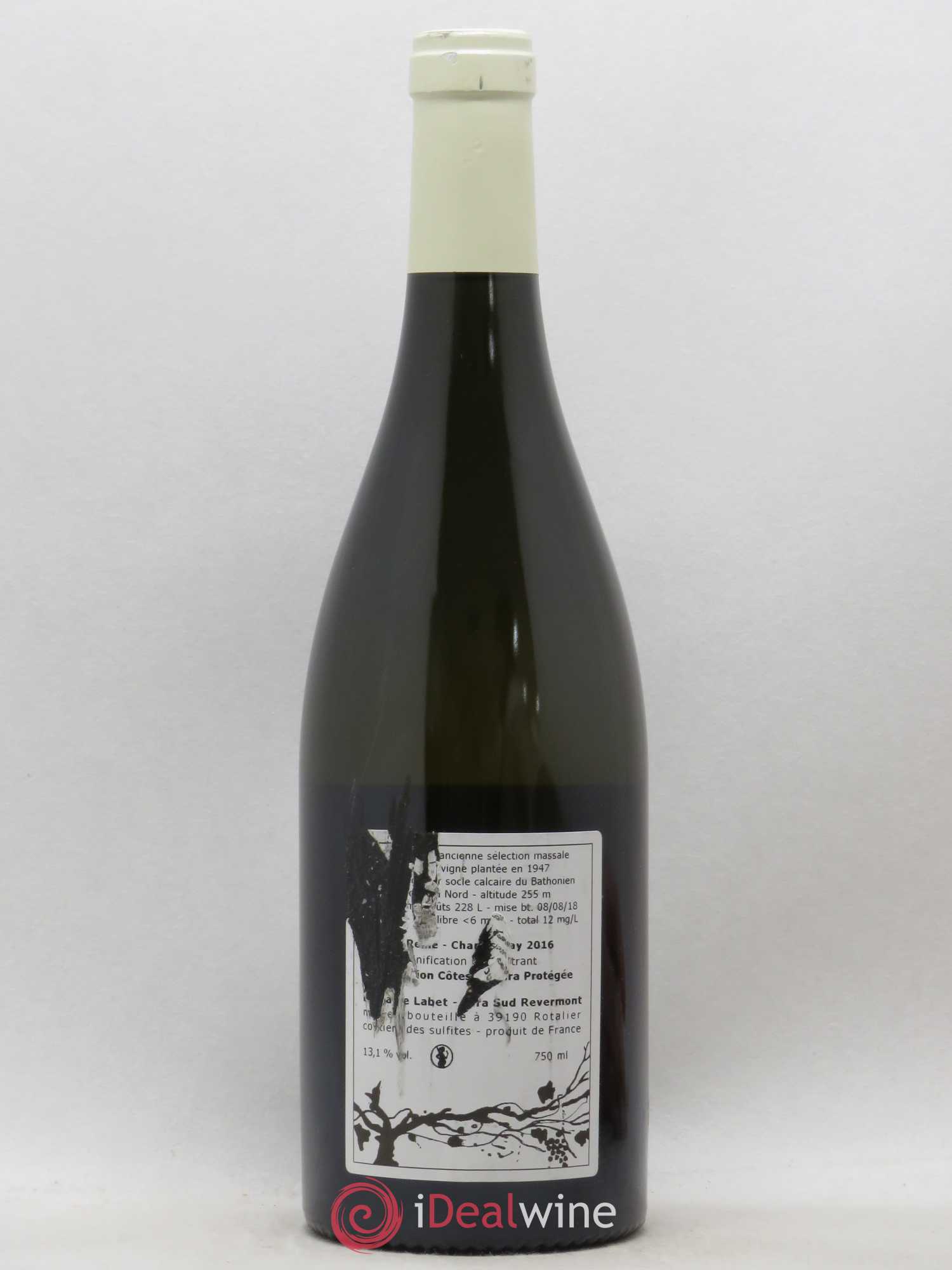 Côtes du Jura Chardonnay La Reine Romain - Julien - Charline Labet 2016 - Lot de 1 bouteille - 1