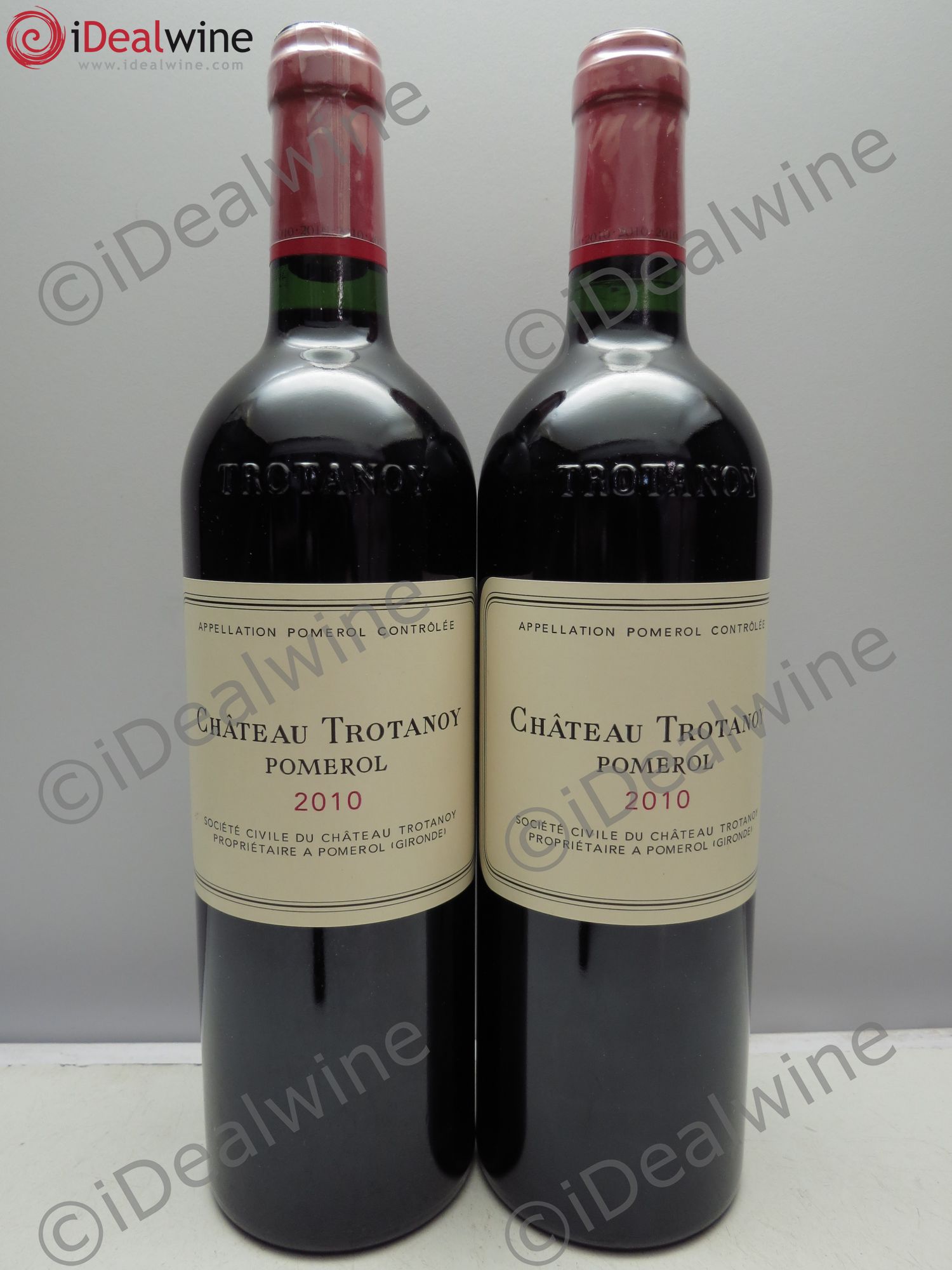 Château Trotanoy 2010 - Lot de 2 bouteilles - 0
