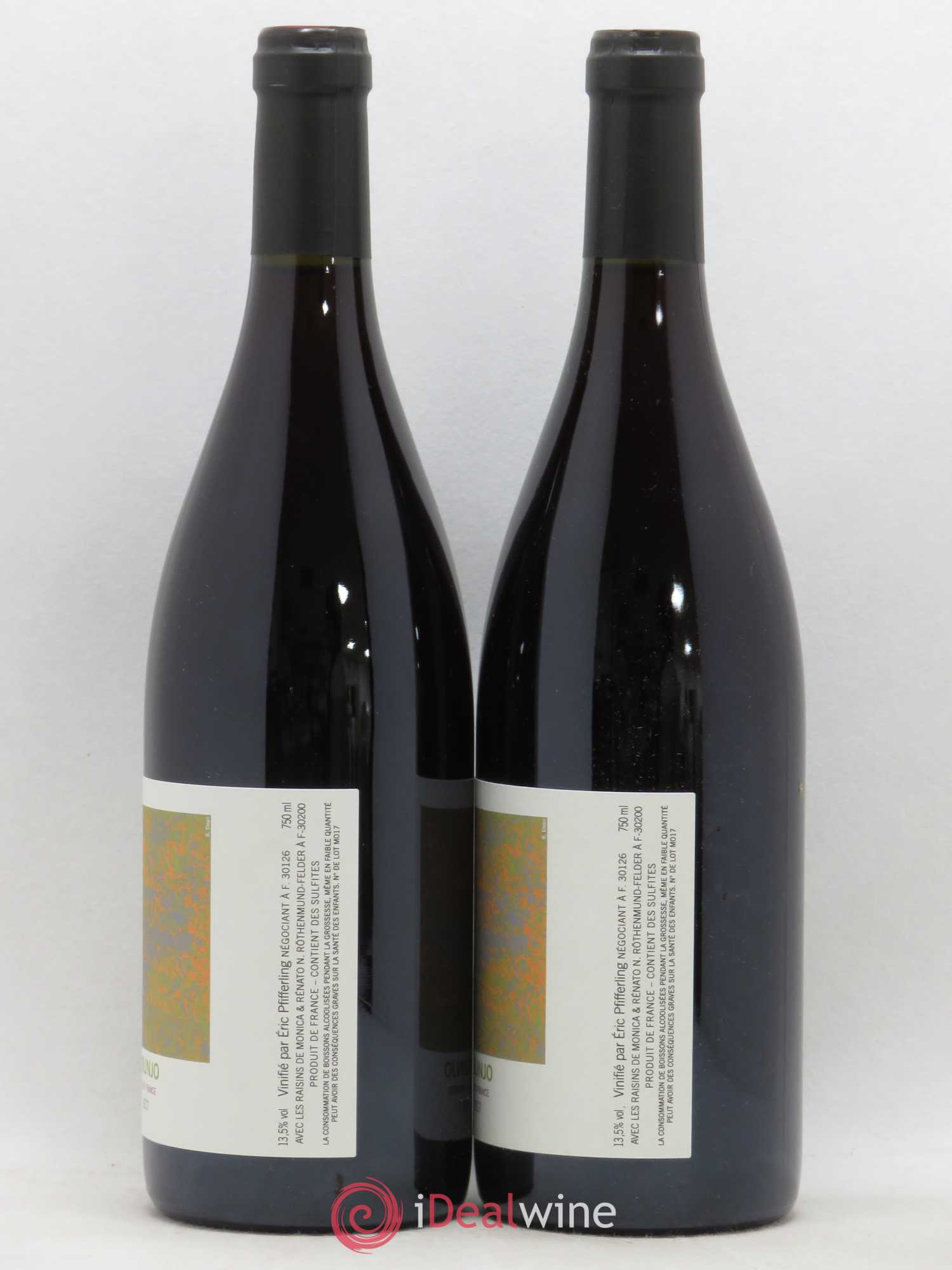 Vin de France Mounjo L'Anglore 2017 - Lot of 2 bottles - 1