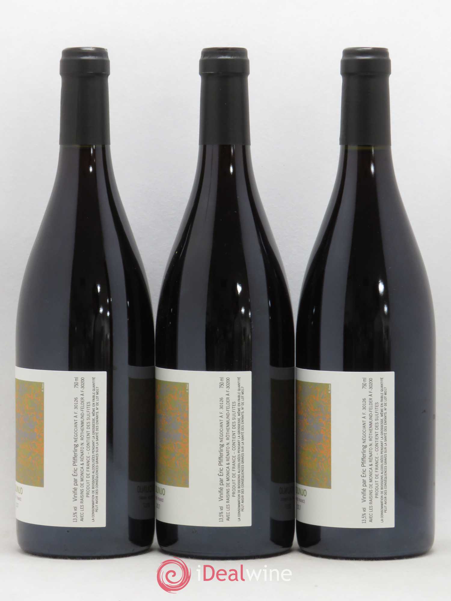 Vin de France Mounjo L'Anglore 2017 - Lot de 3 bouteilles - 1