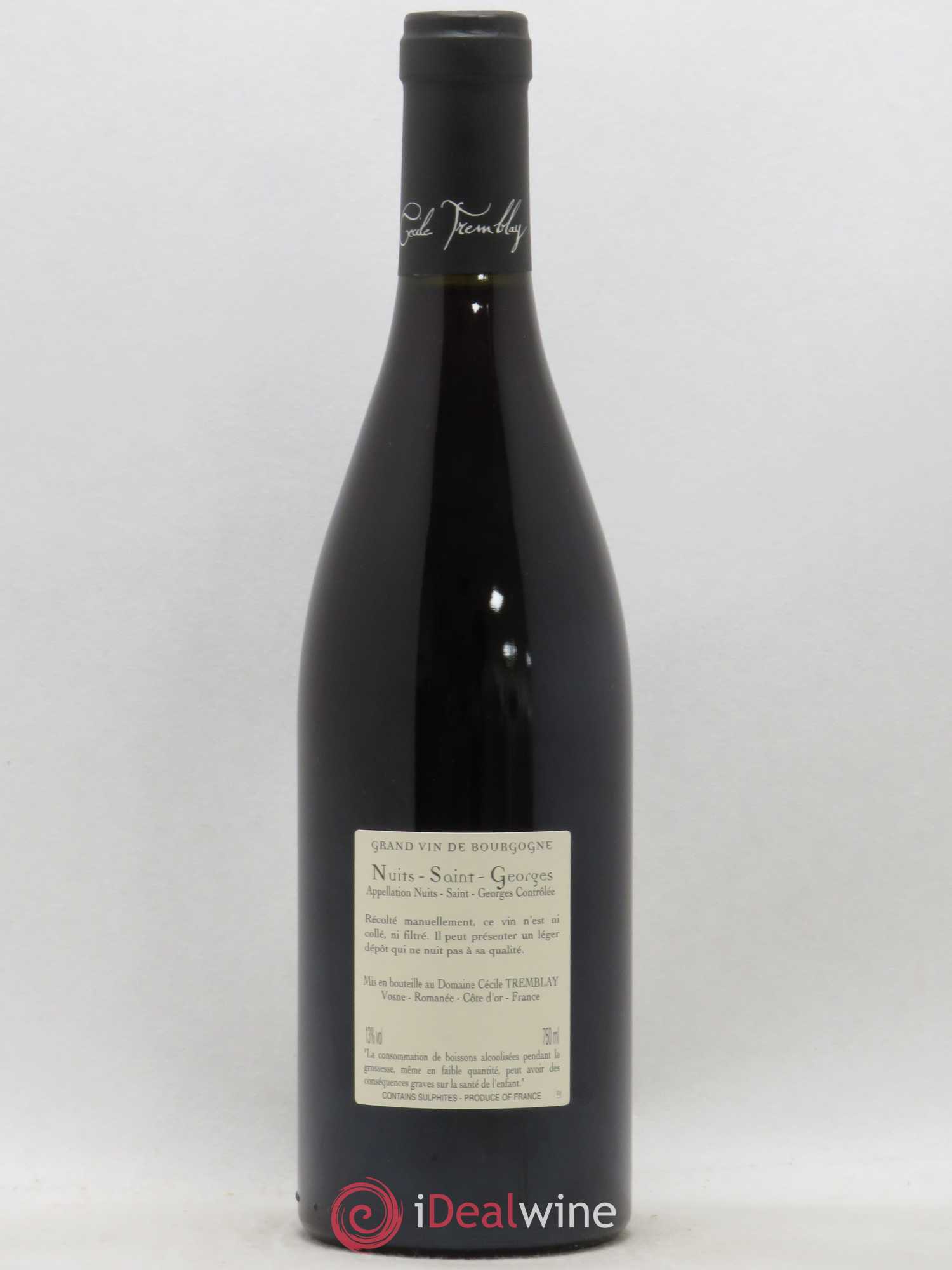 Nuits-Saint-Georges Albuca Cécile Tremblay 2017 - Lot de 1 bouteille - 1