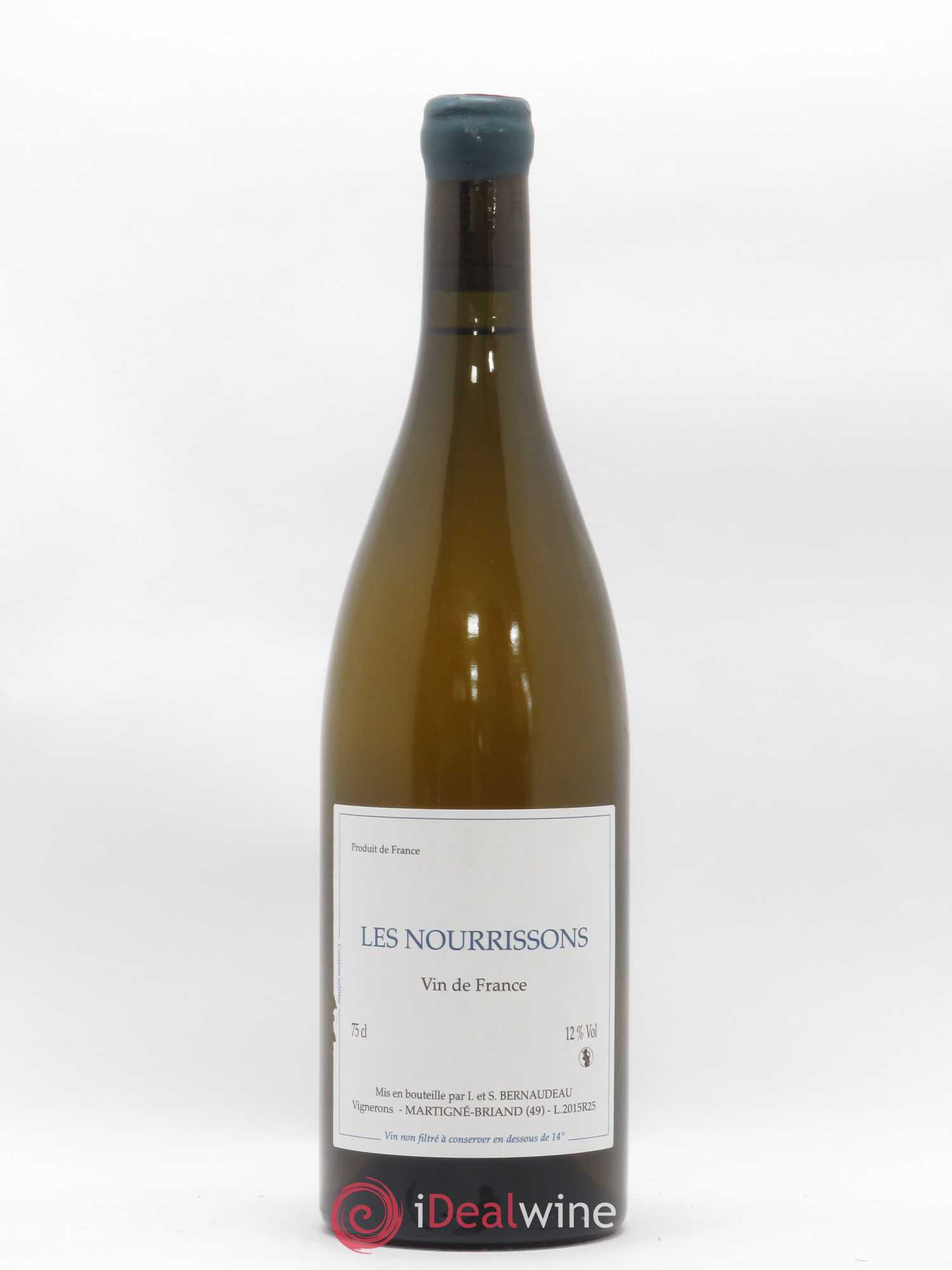 Vin de France Les Nourrissons Stéphane Bernaudeau 2015 - Lot de 1 bouteille - 0
