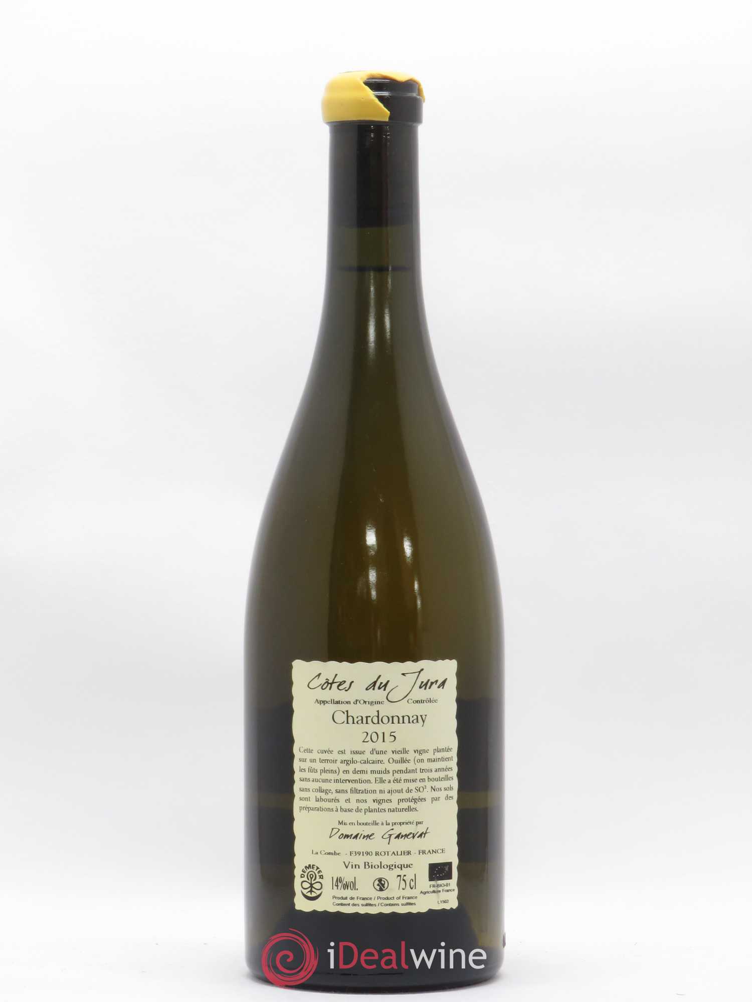 Côtes du Jura Les Chamois du Paradis Jean-François Ganevat (Domaine) 2015 - Lot de 1 bouteille - 1