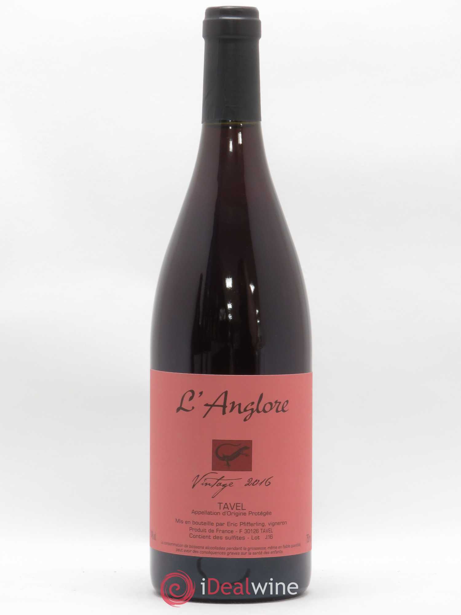 Tavel Vintage L'Anglore 2016 - Lot de 1 bouteille - 0