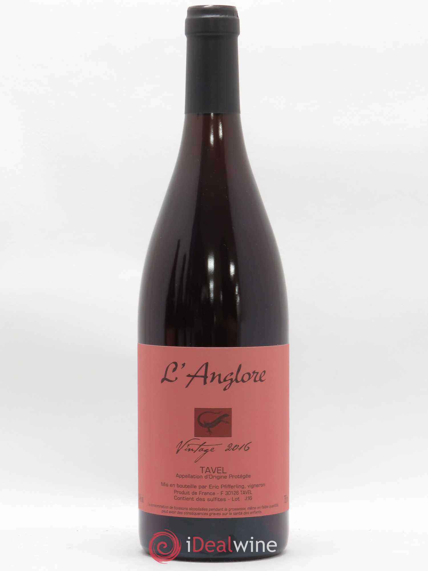 Tavel Vintage L'Anglore 2016 - Lot de 1 bouteille - 0