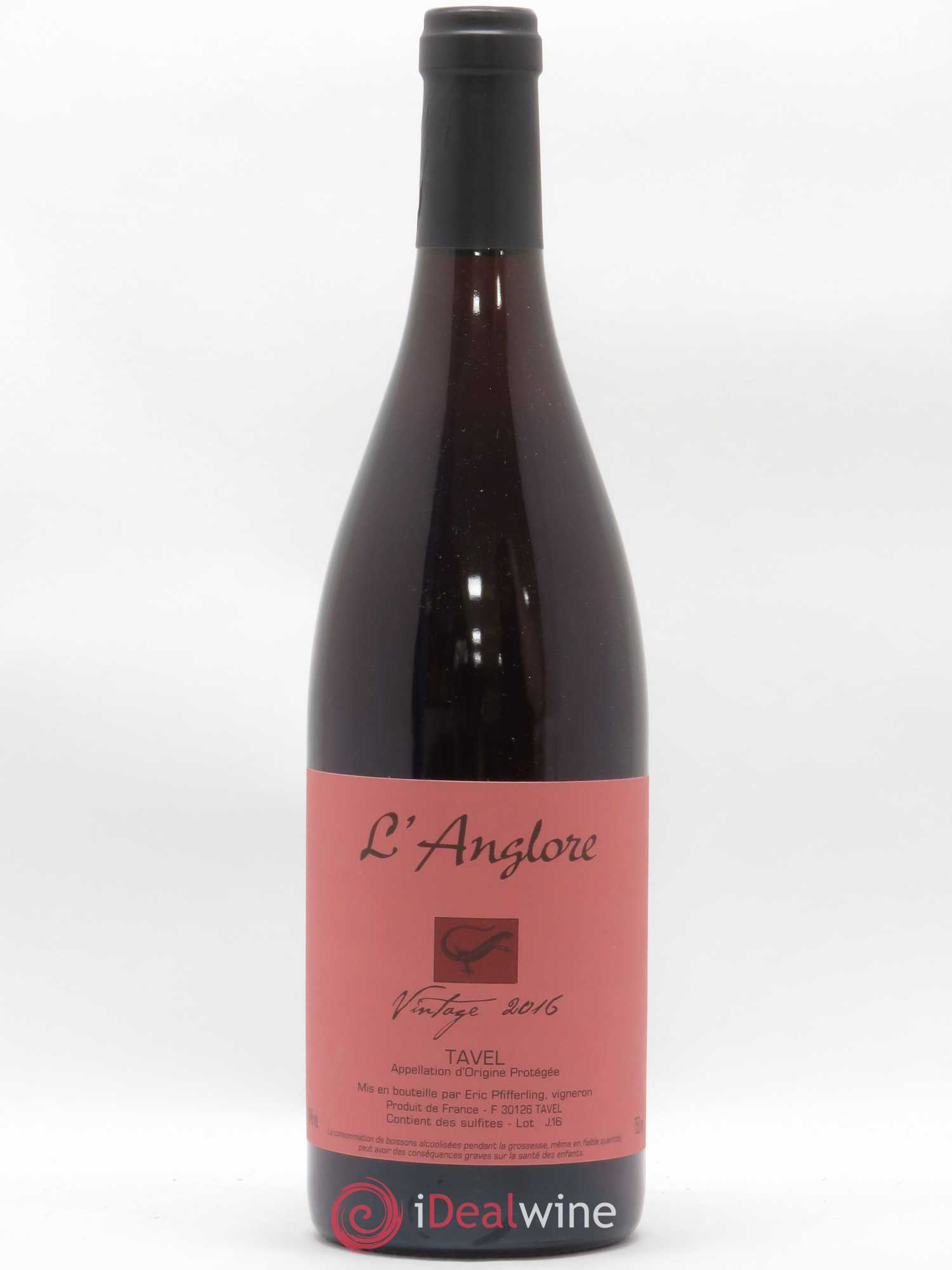 Tavel Vintage L'Anglore 2016 - Lot de 1 bouteille - 0