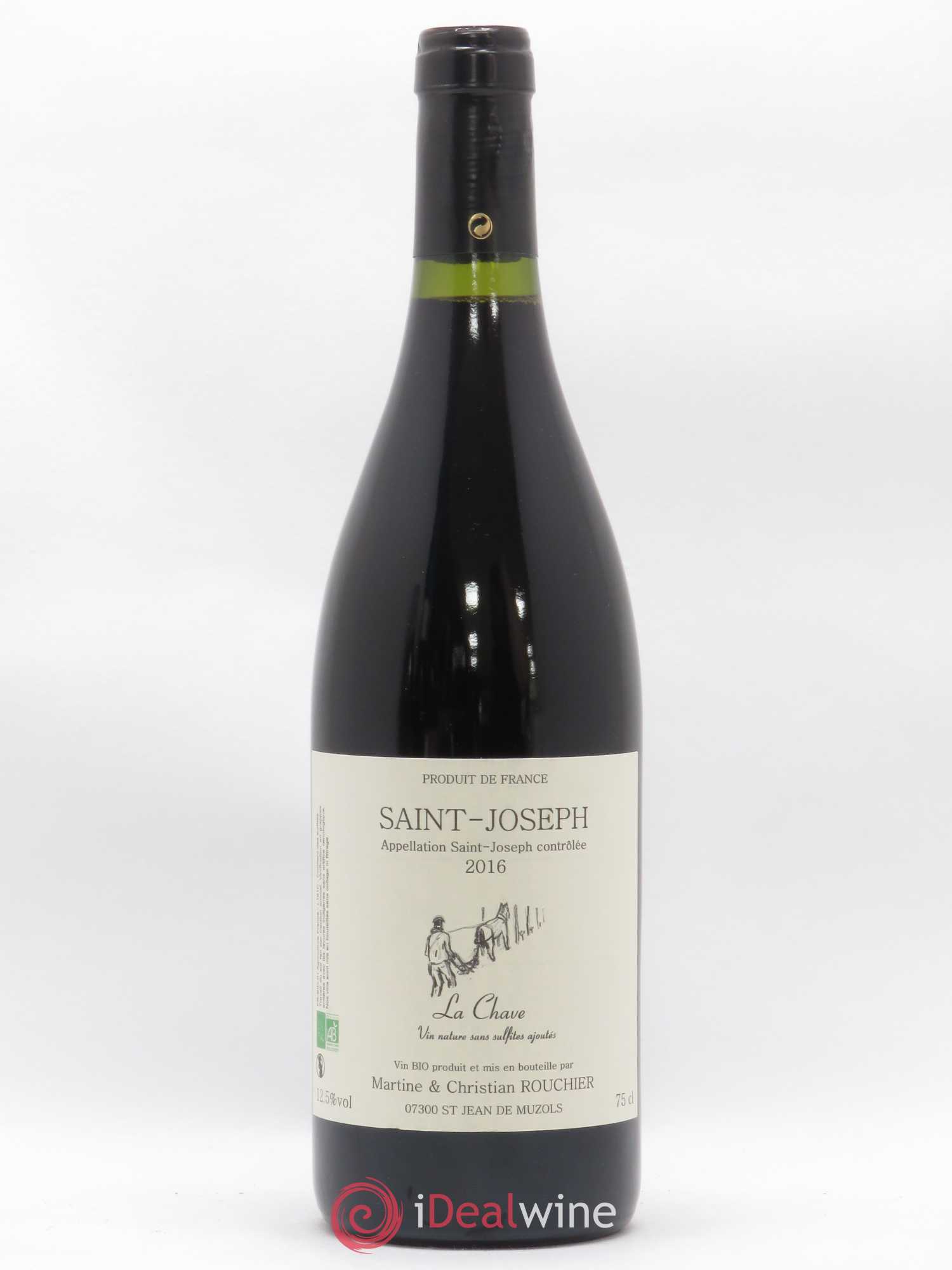 Saint-Joseph La Chave Domaine Rouchier 2016 - Posten von 1 Flasche - 0