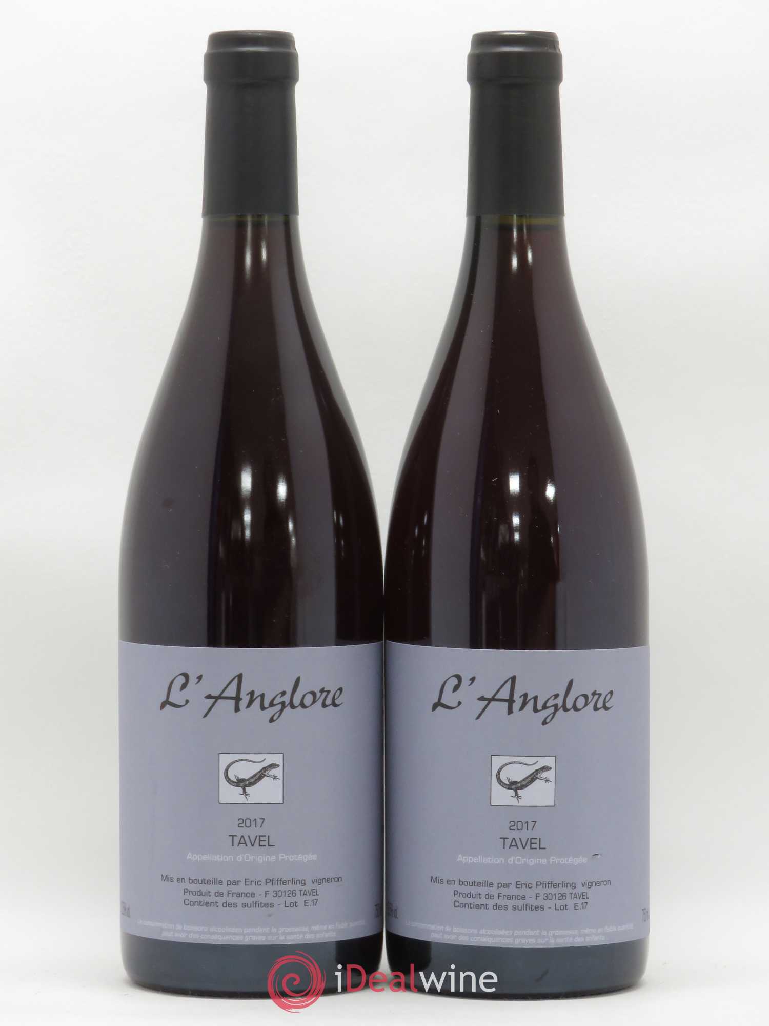 Tavel L'Anglore 2017 - Lot de 2 bouteilles - 0