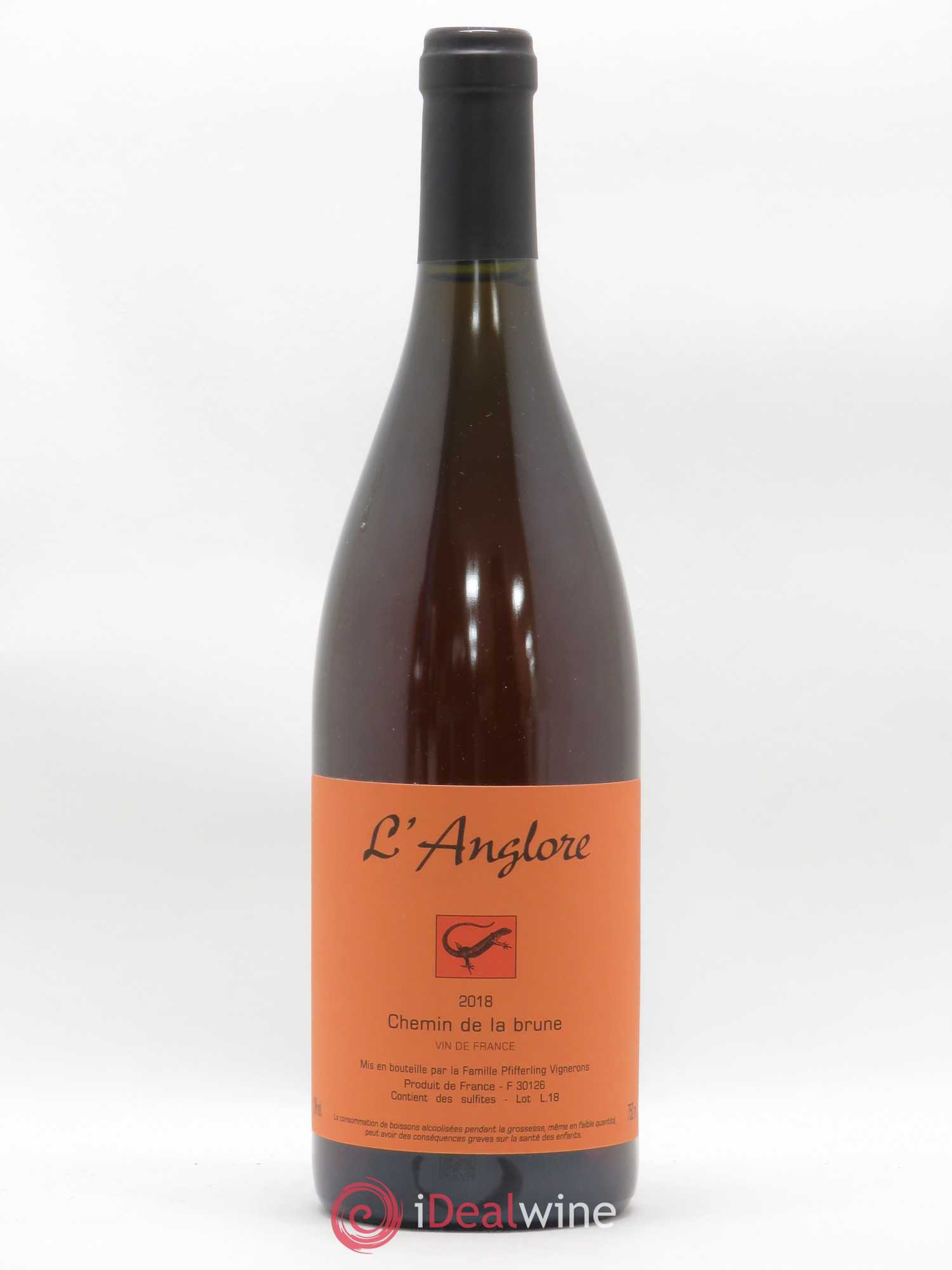 Vin de France Chemin de la brune L'Anglore 2018 - Lot de 1 bouteille - 0