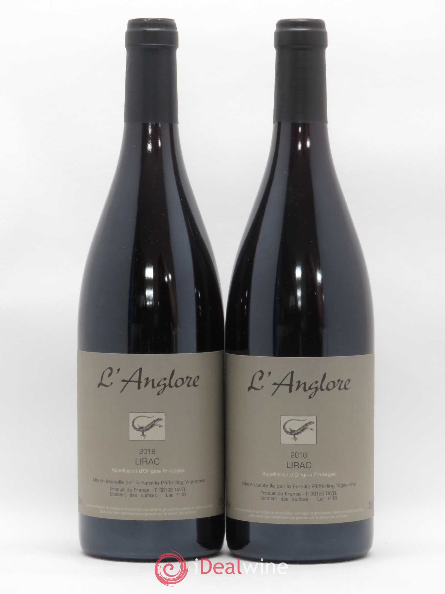 Lirac L'Anglore 2018 - Lot de 2 bouteilles - 0