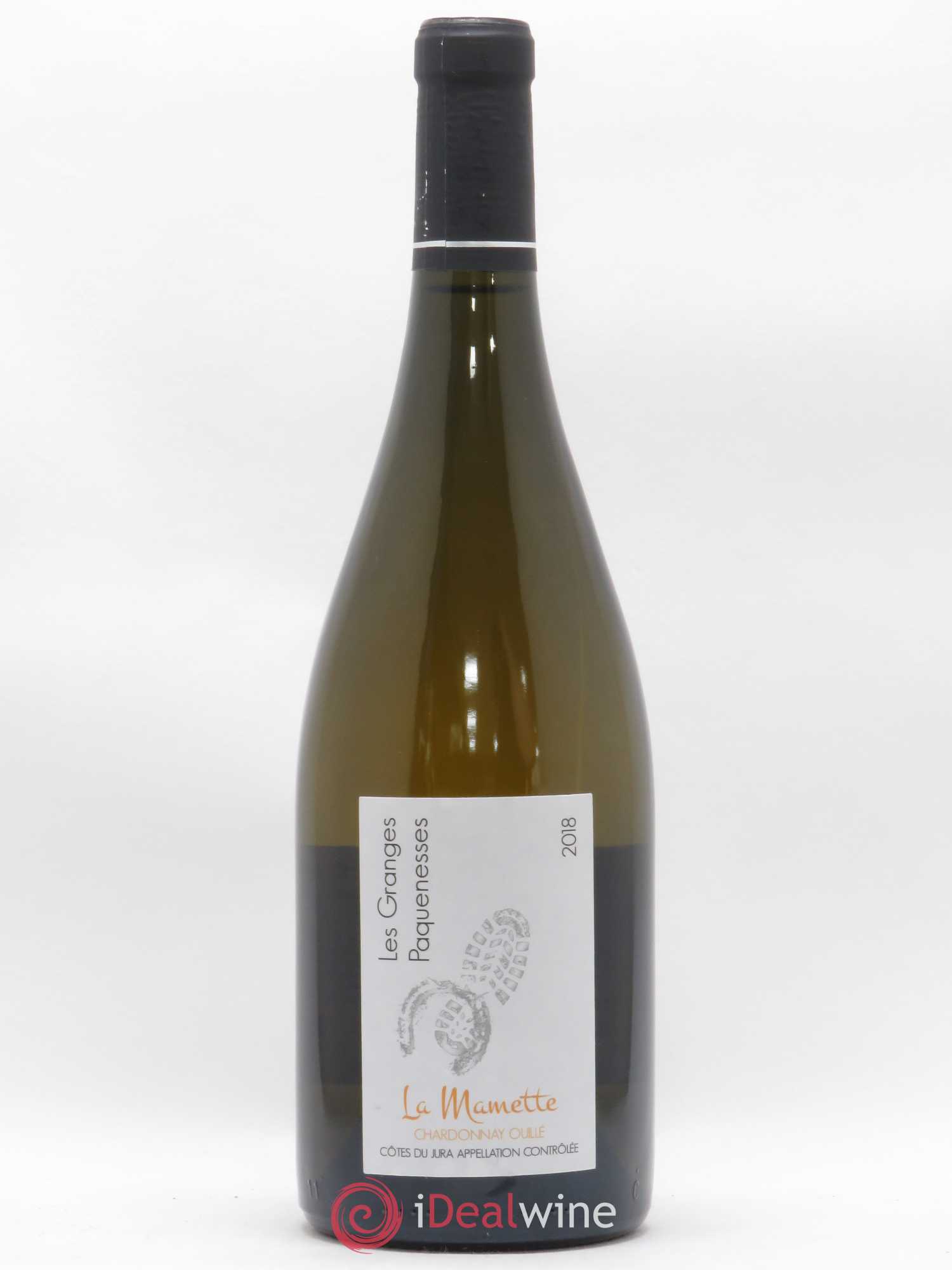 Côtes du Jura La Mamette Chardonnay ouillée Granges Paquenesses 2018 - Posten von 1 Flasche - 0