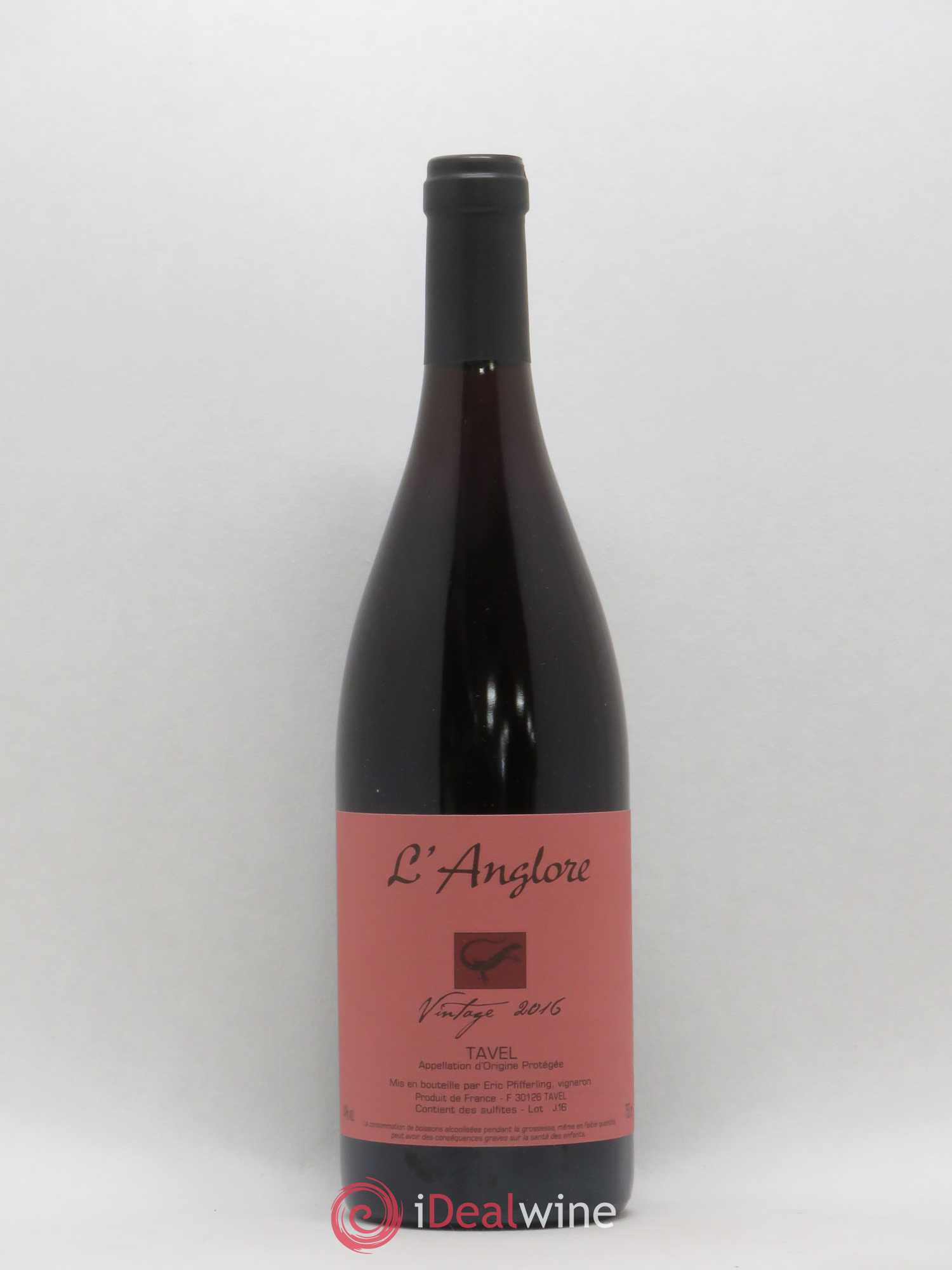 Tavel Vintage L'Anglore 2016 - Lot de 1 bouteille - 0