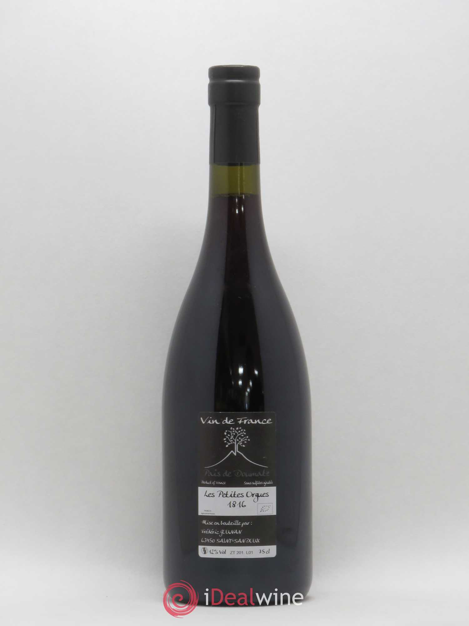 Vin de France Petites Orgues Domaine de l'Arbre Blanc 2016 - Posten von 1 Flasche - 1