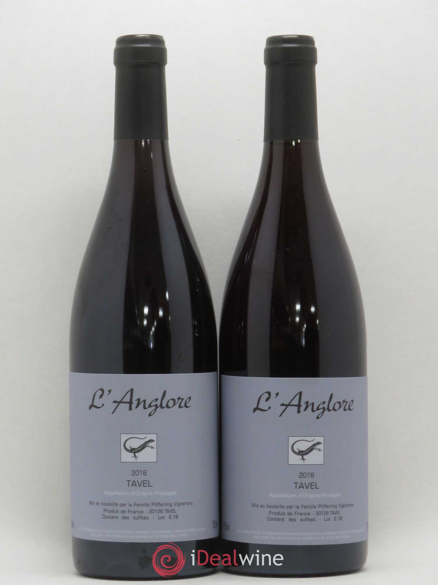 Tavel L'Anglore 2018 - Posten von 2 Flaschen - 0