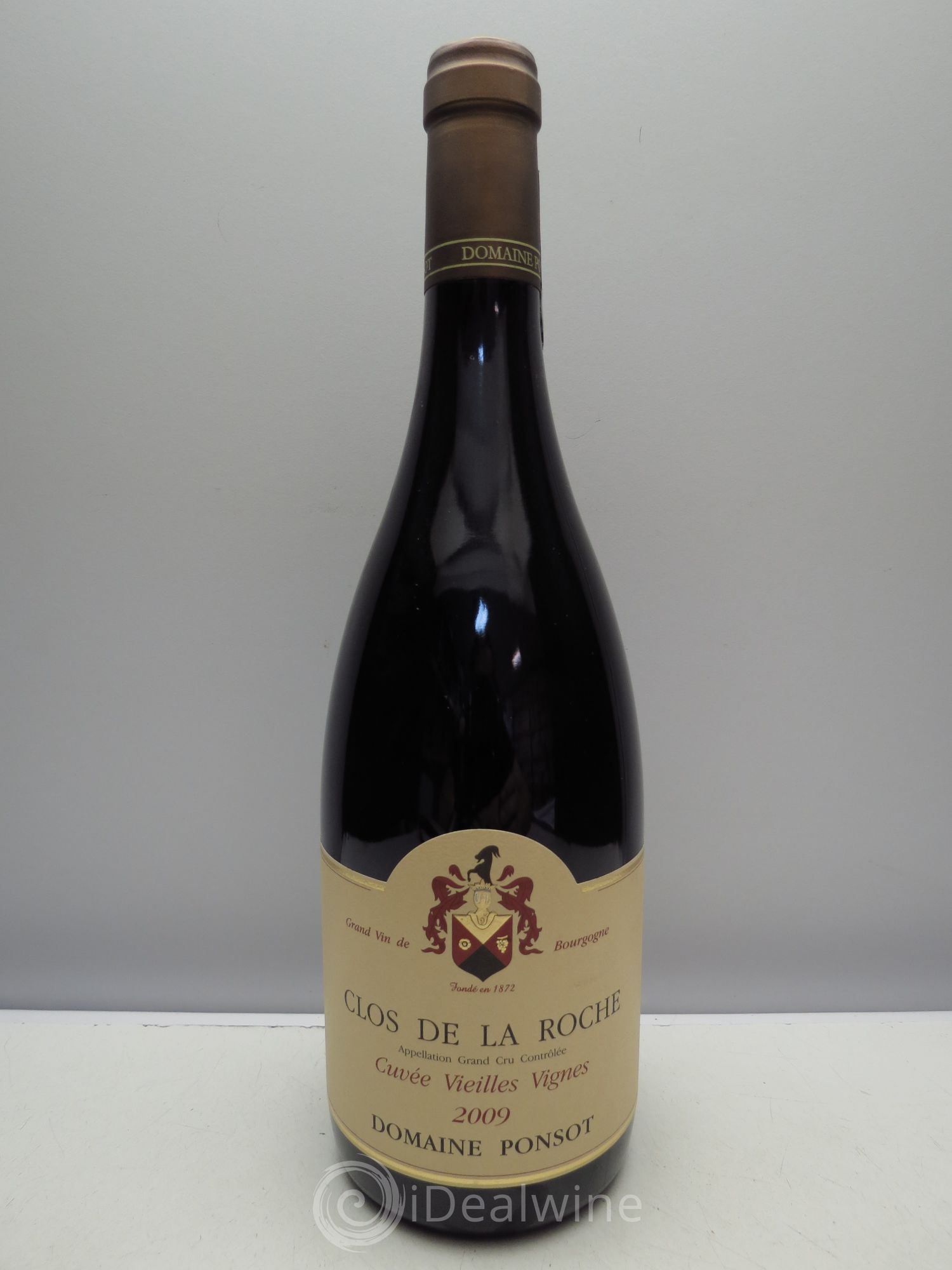 Clos de la Roche Grand Cru Vieilles Vignes Ponsot (Domaine) 2009 - Lot de 1 bouteille - 0