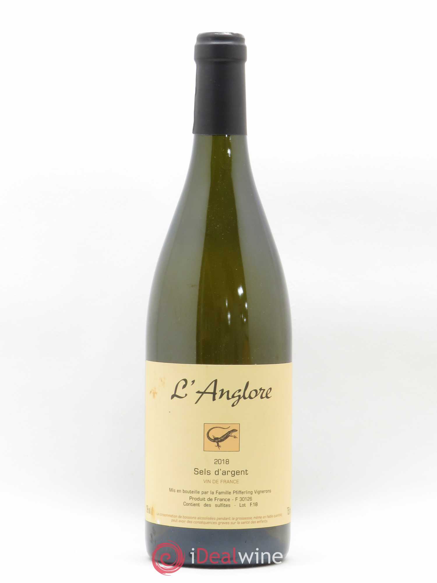 Vin de France Sels d'argent L'Anglore 2018 - Lot de 1 bouteille - 0