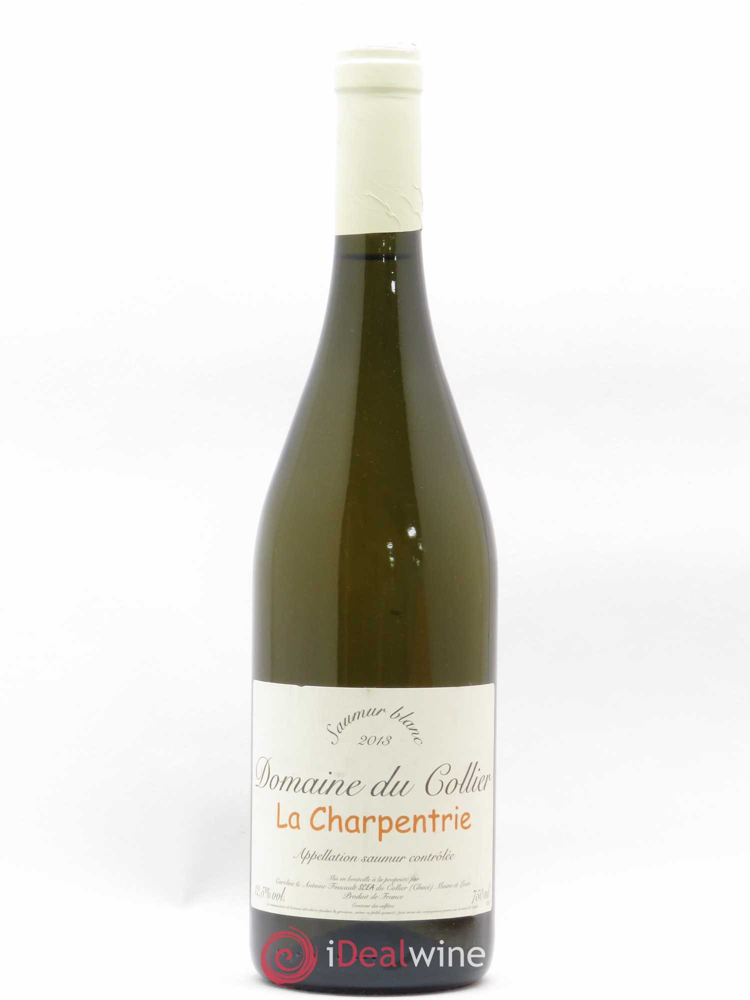 Saumur La Charpentrie Domaine du Collier 2013 - Lot de 1 bouteille - 0