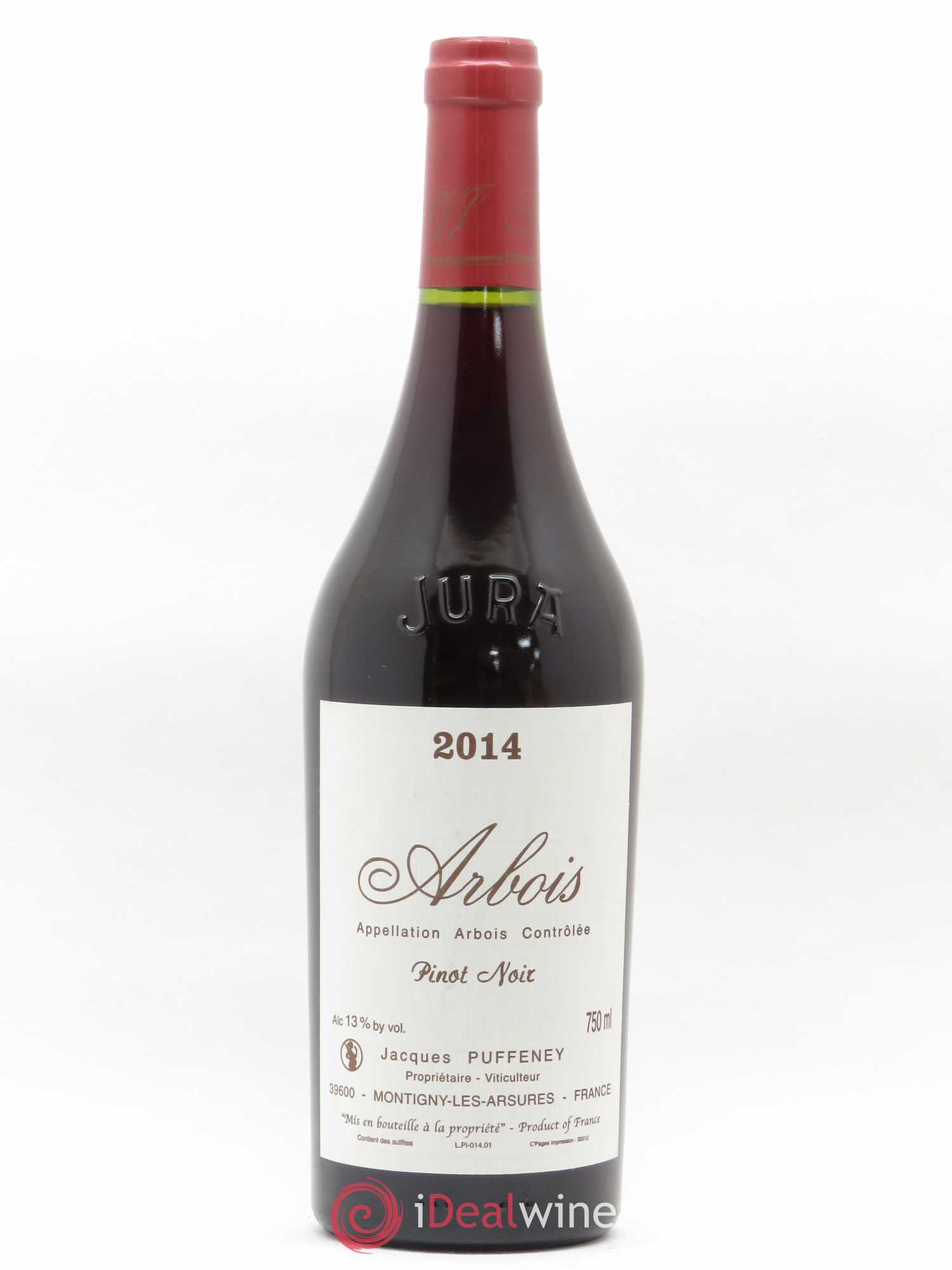 Arbois Pinot Noir Jacques Puffeney 2014 - Lot de 1 bouteille - 0