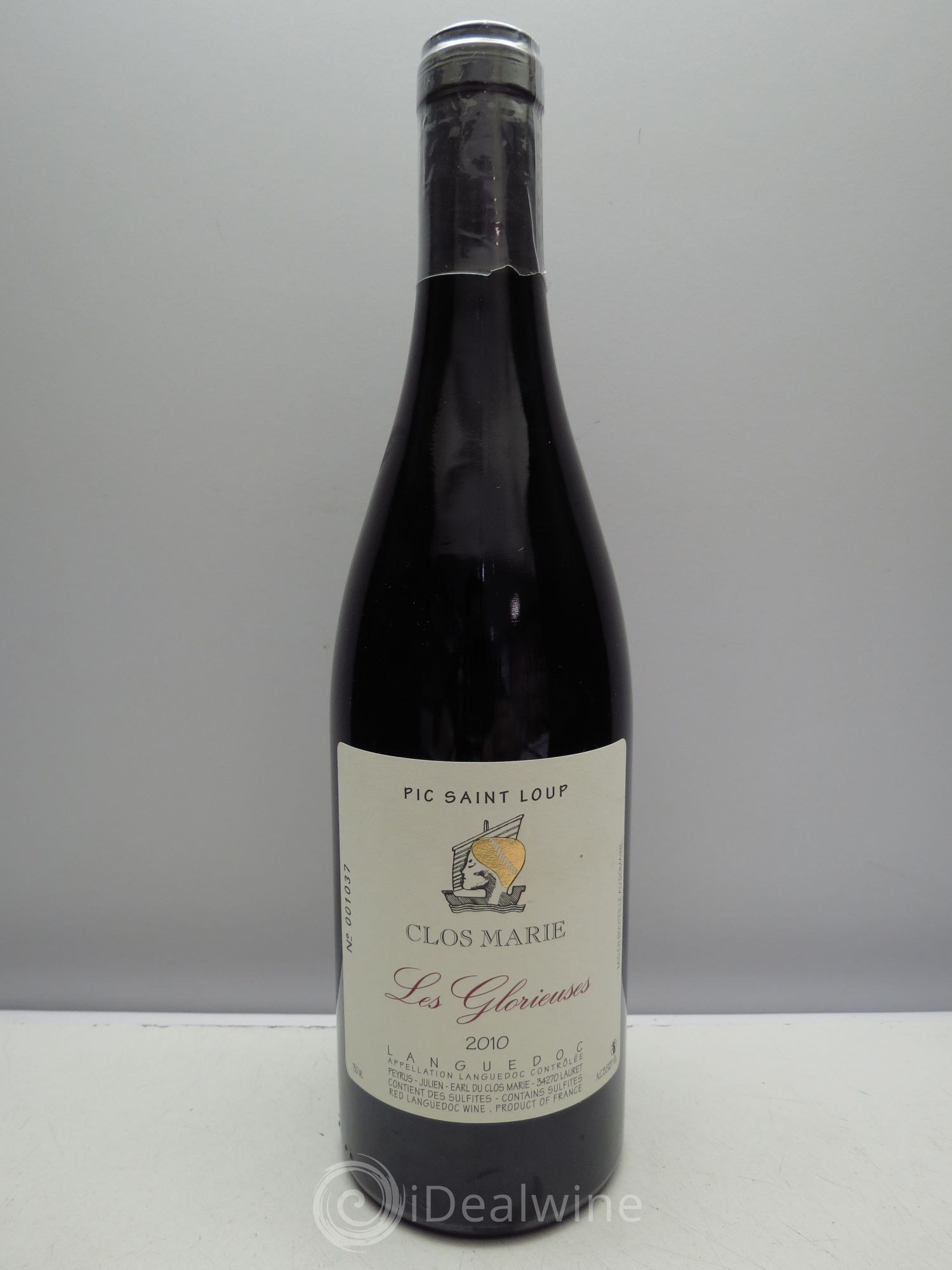 Pic Saint-Loup Clos Marie Les Glorieuses Christophe Peyrus et Françoise Julien 2010 - Lot de 1 bouteille - 0