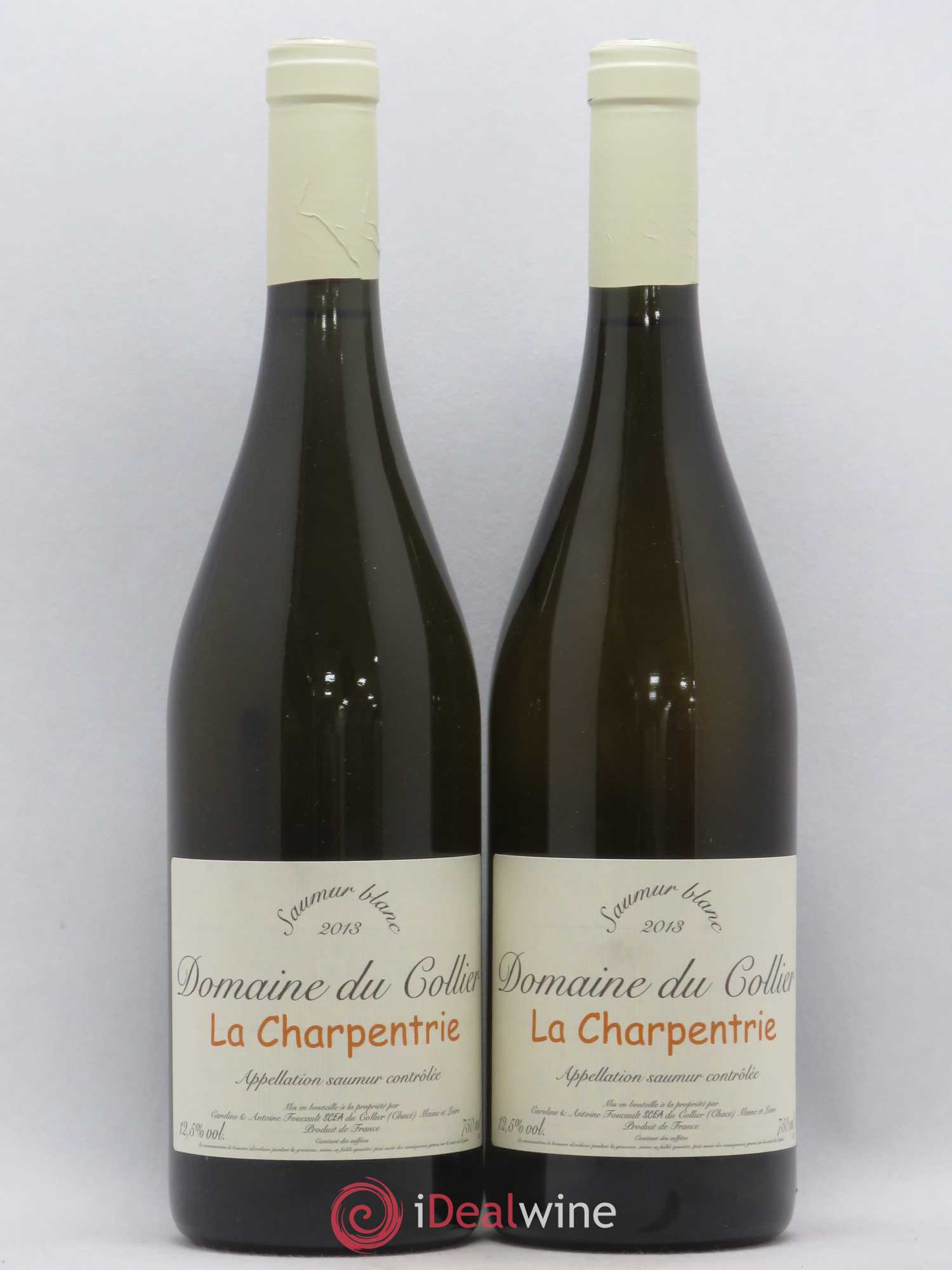 Saumur La Charpentrie Domaine du Collier 2013 - Lot de 2 bouteilles - 0