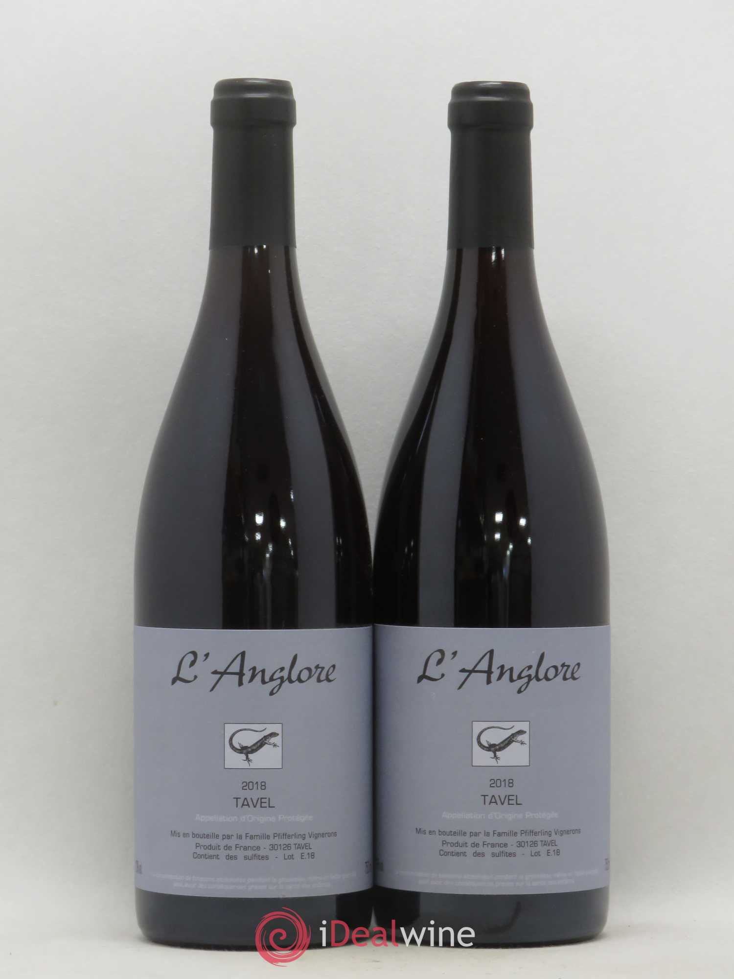 Tavel L'Anglore 2018 - Posten von 2 Flaschen - 0