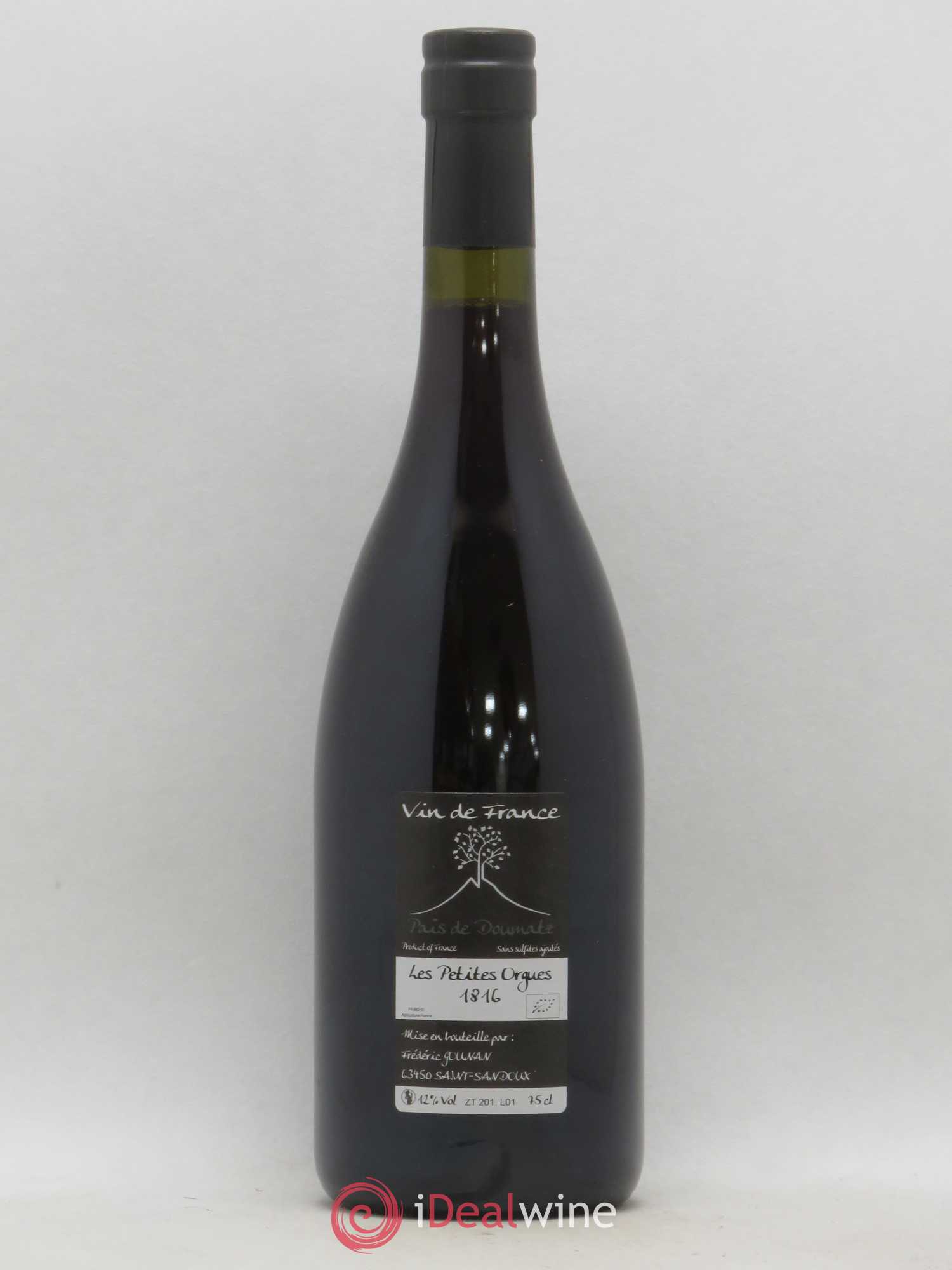 Vin de France Petites Orgues Arbre Blanc 2016 - Posten von 1 Flasche - 1