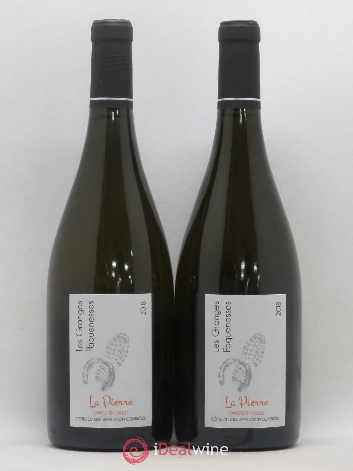 Côtes du Jura La Pierre Savagnin Ouillé Granges Paquenesses 2018 - Posten von 2 Flaschen - 0