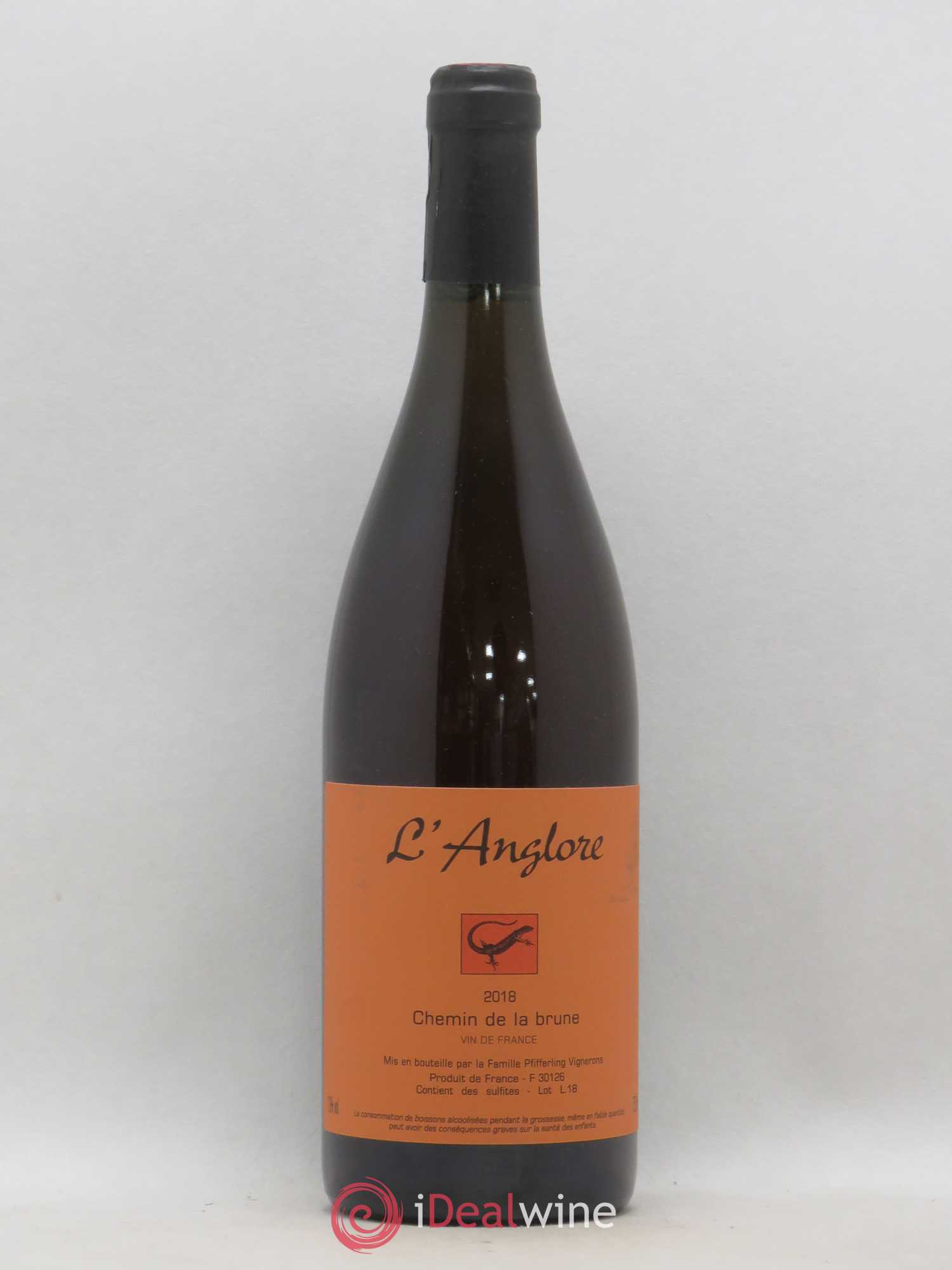 Vin de France Chemin de la brune L'Anglore 2018 - Lot de 1 bouteille - 0