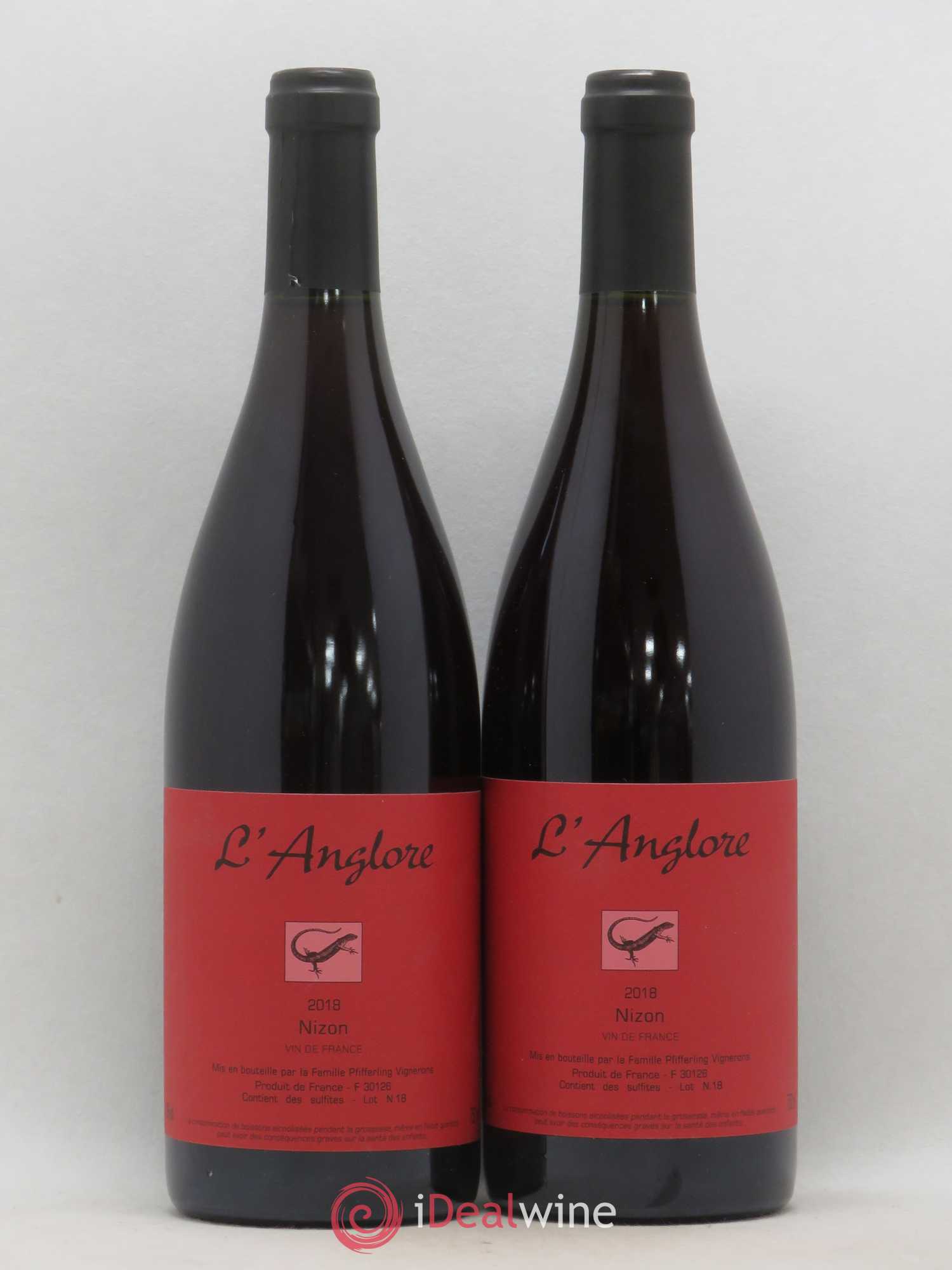 Vin de France Nizon L'Anglore 2018 - Lot de 2 bouteilles - 0