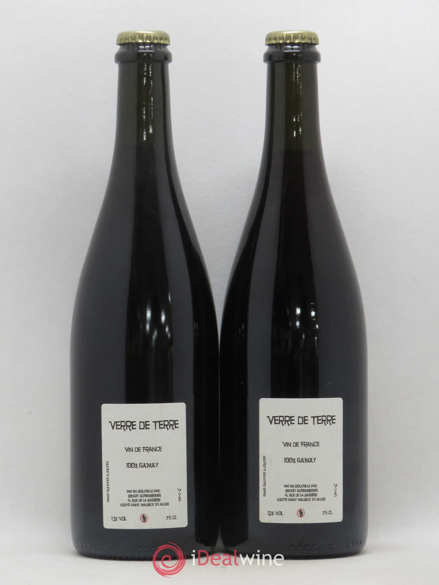 Vin de France Verre de Terre Desalterofilles Benoit Rosenberger 2019 - Lot de 2 bouteilles - 1