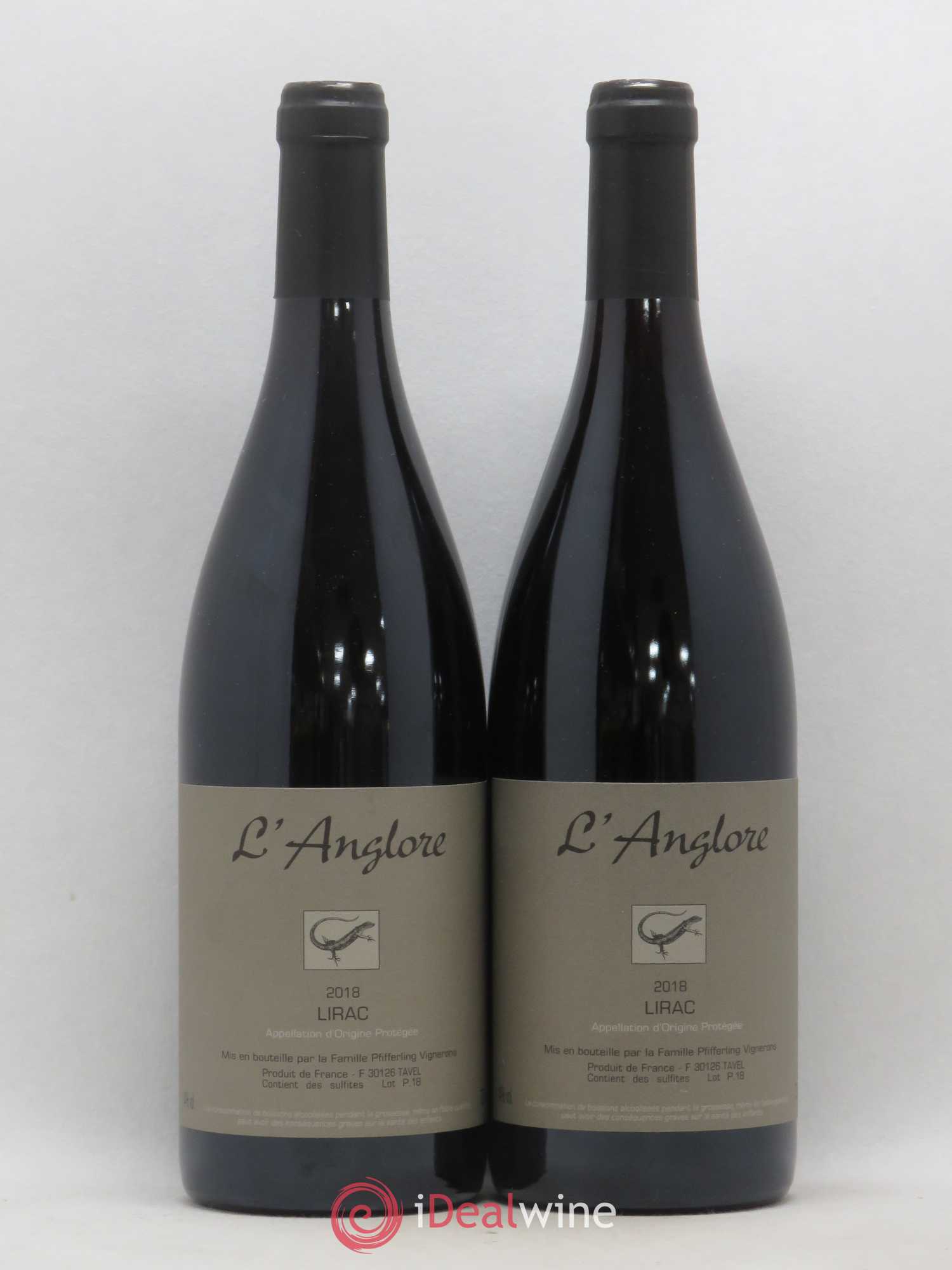 Lirac L'Anglore 2018 - Lot de 2 bouteilles - 0