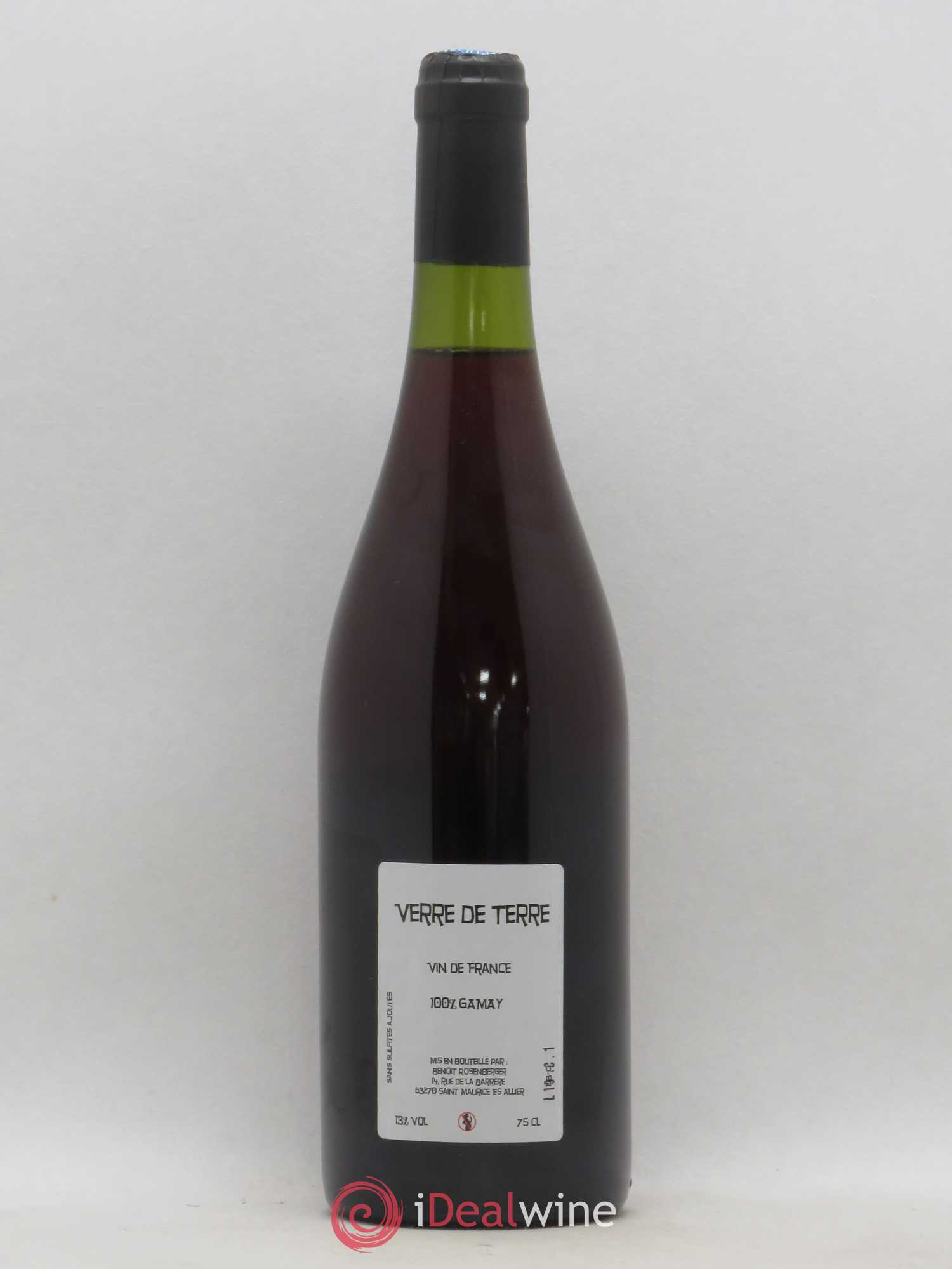Vin de France Verre de Terre Loup des Vignes Benoit Rosenberger 2019 - Posten von 1 Flasche - 1