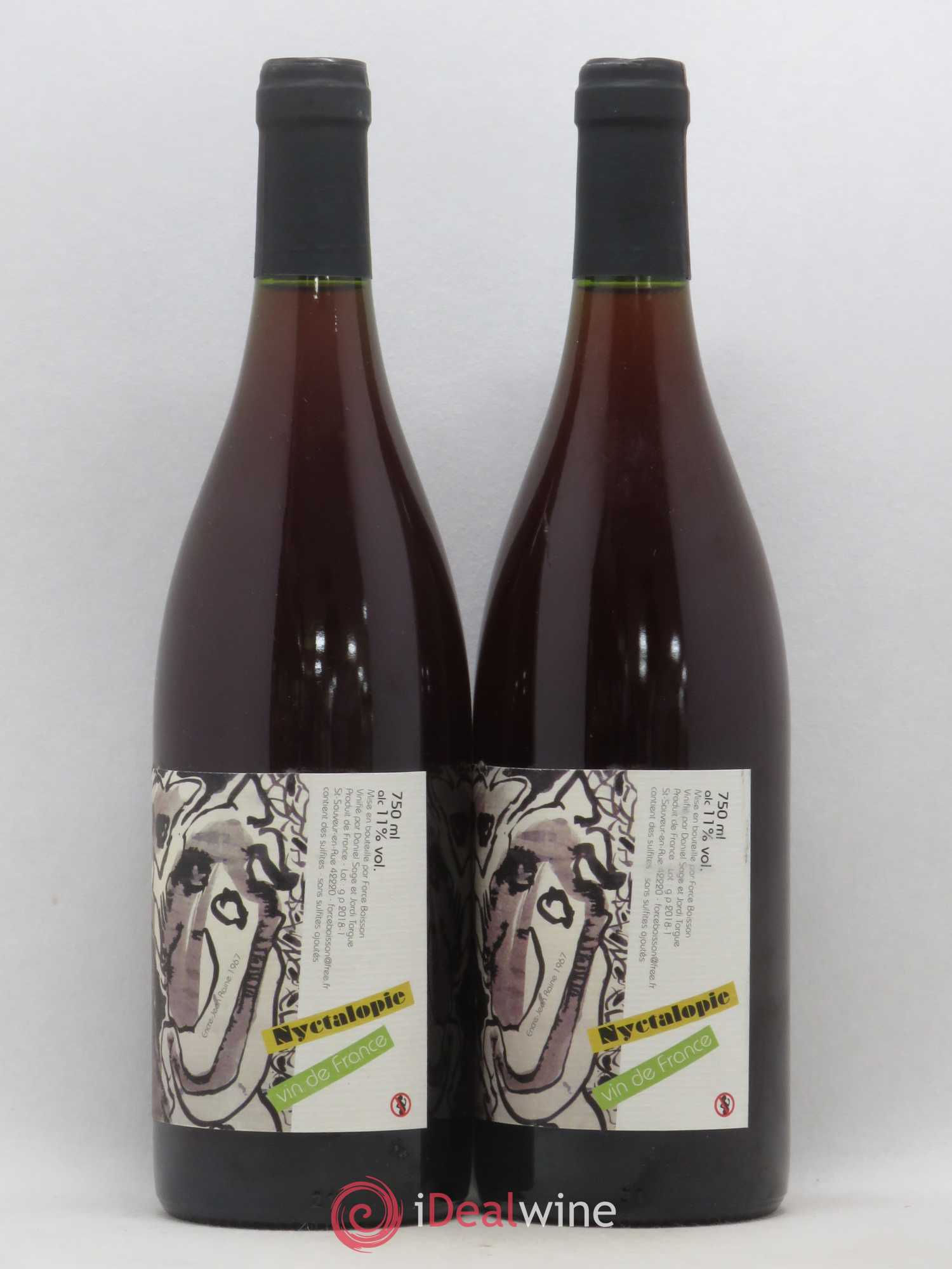 Vin de France Nyctalopie Daniel Sage 2018 - Posten von 2 Flaschen - 1