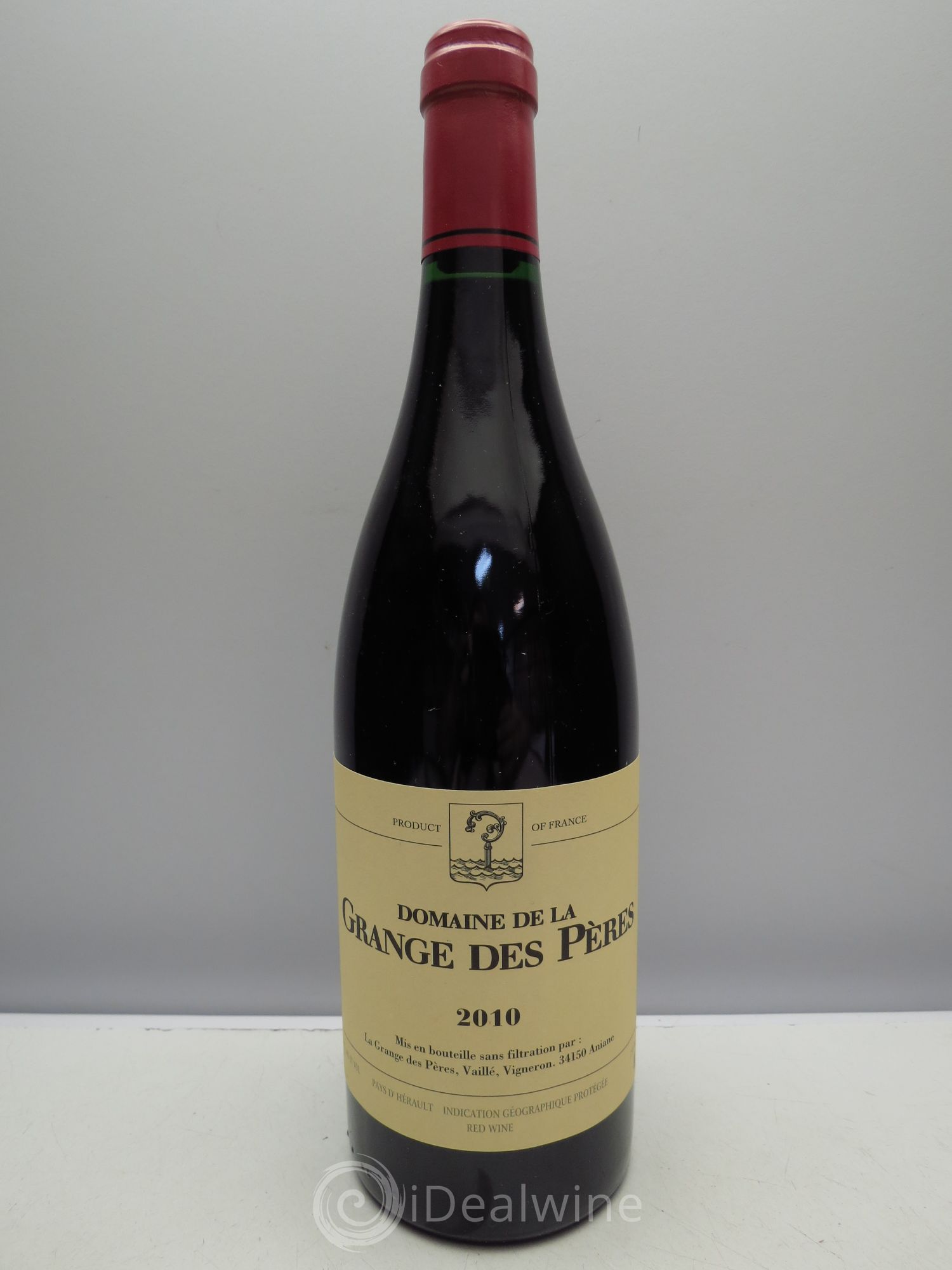 Pays d'Hérault Grange des Pères Laurent Vaillé 2010 - Lot de 1 bouteille - 0