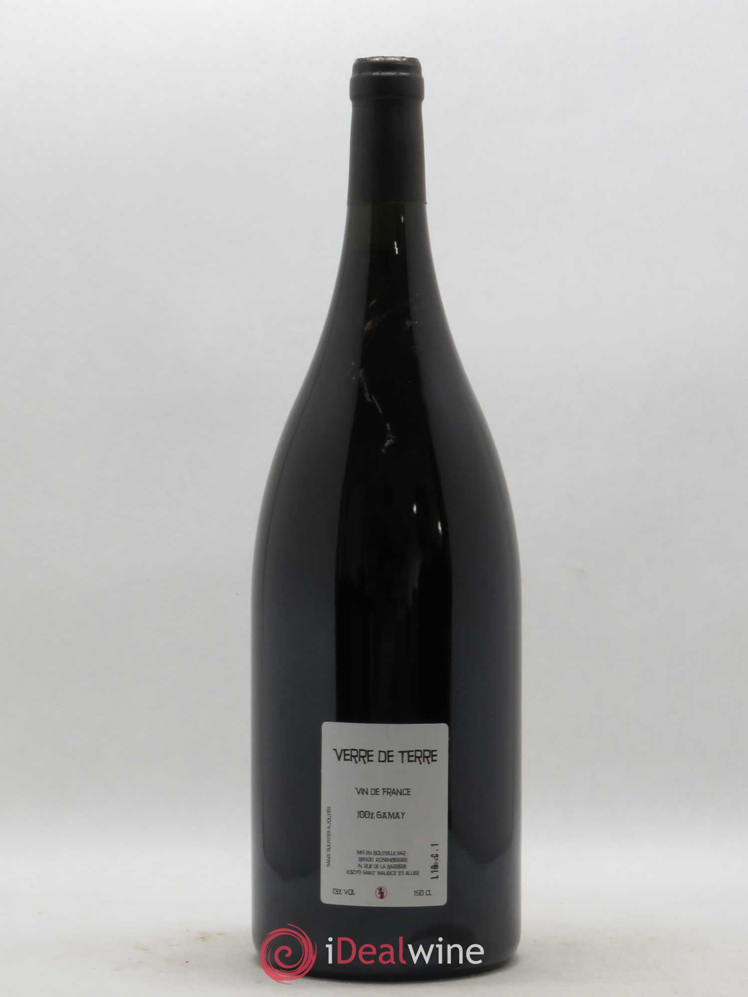 Vin de France Loup Des Vignes Verre de Terre Benoit Rosenberger 2019 - Posten von 1 Magnum - 1