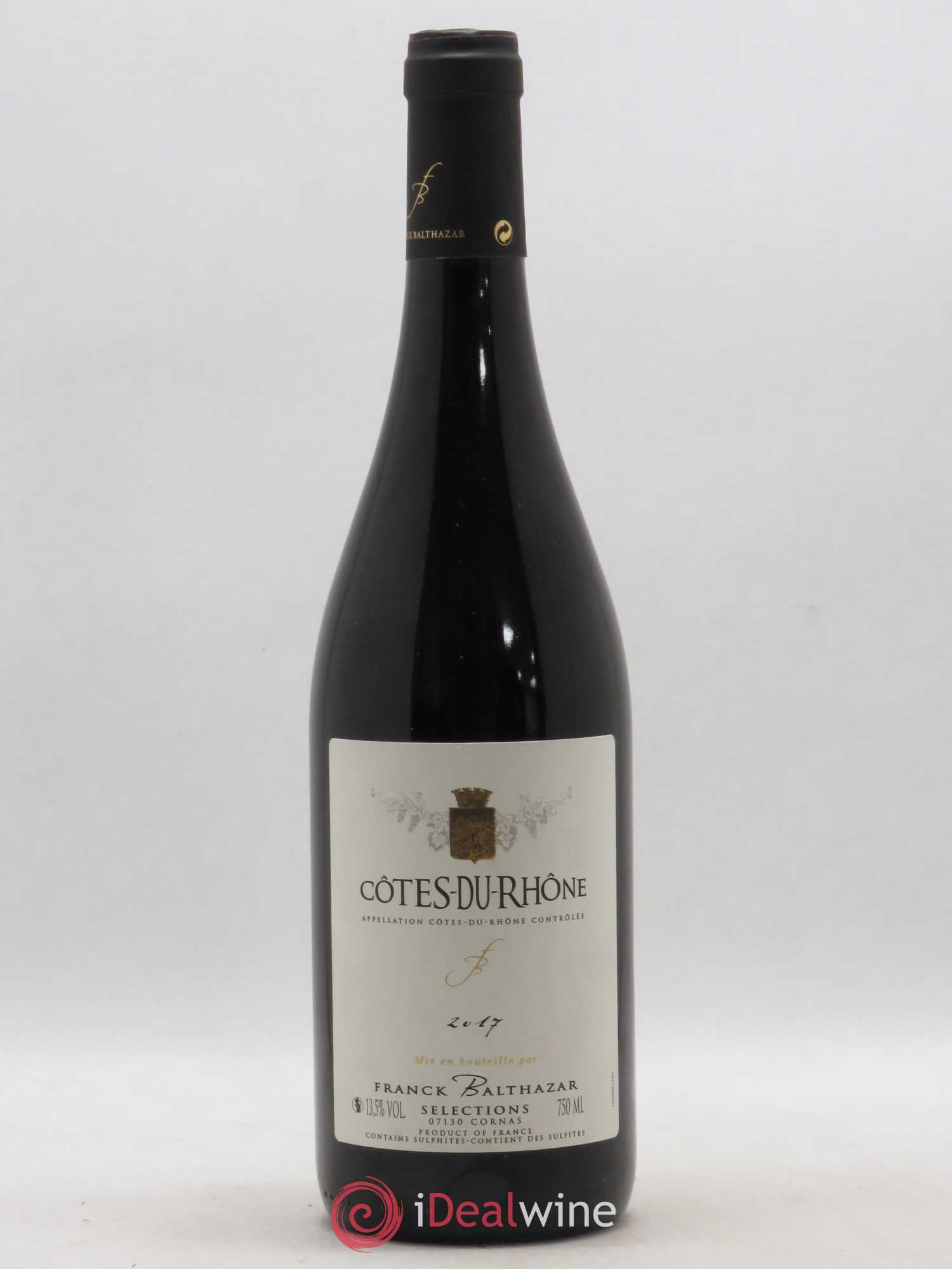 Côtes-du-Rhône Franck Balthazar (Domaine) 2017 - Lot de 1 bouteille - 0