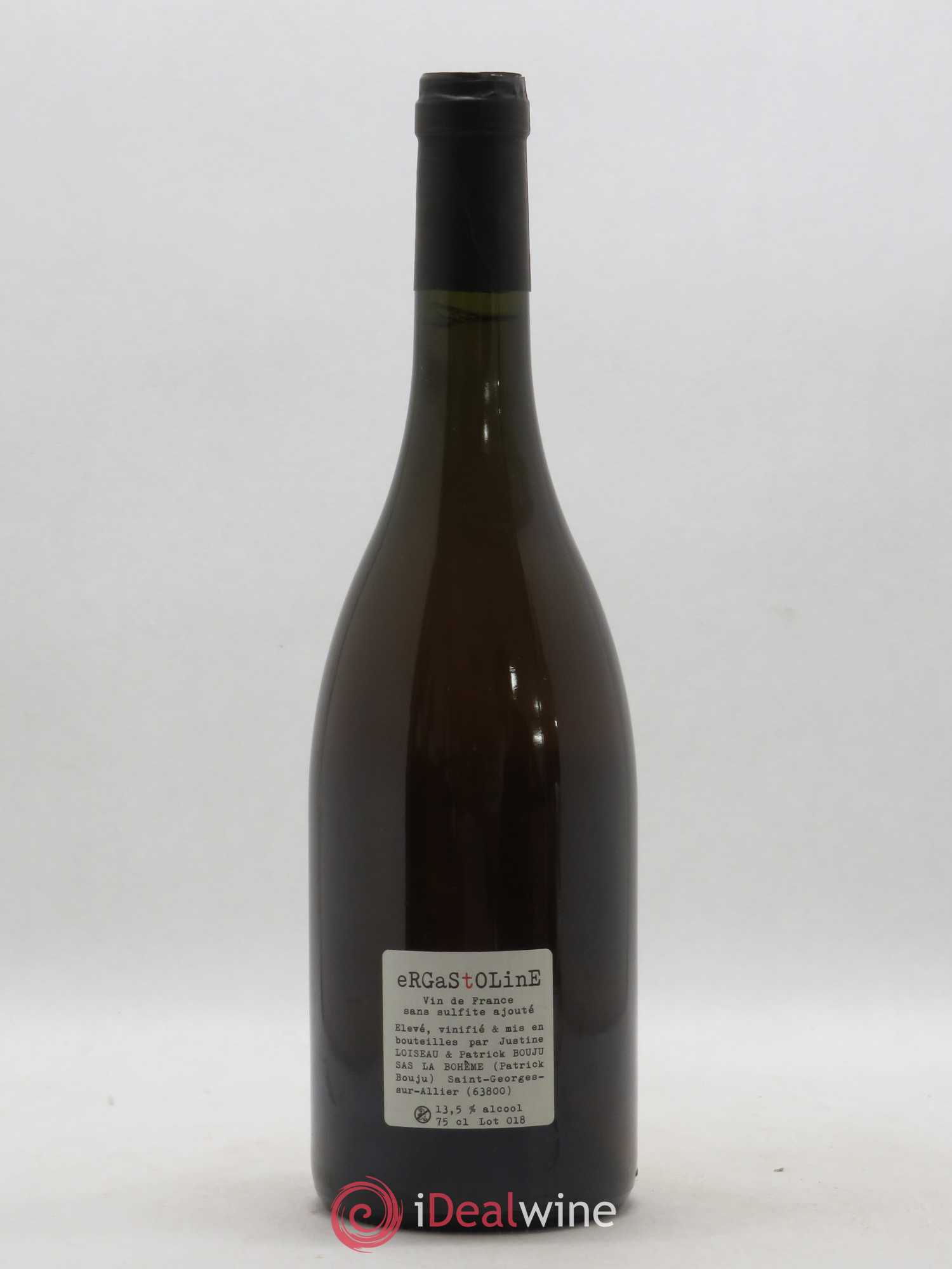 Vin de France Ergastoline Domaine de La Boheme Patrick Bouju 2018 - Posten von 1 Flasche - 1