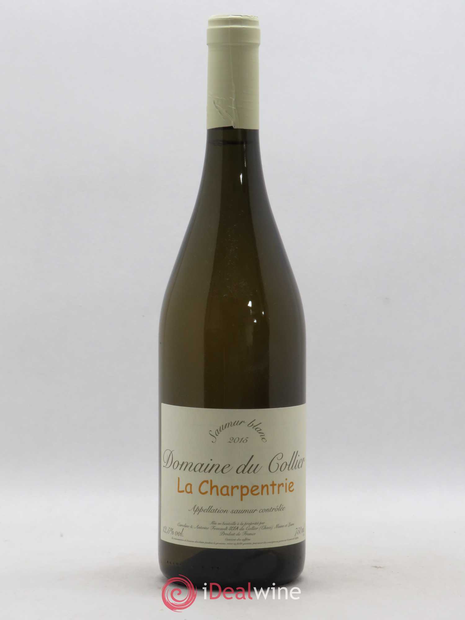 Saumur La Charpentrie Domaine du Collier 2015 - Lot de 1 bouteille - 0