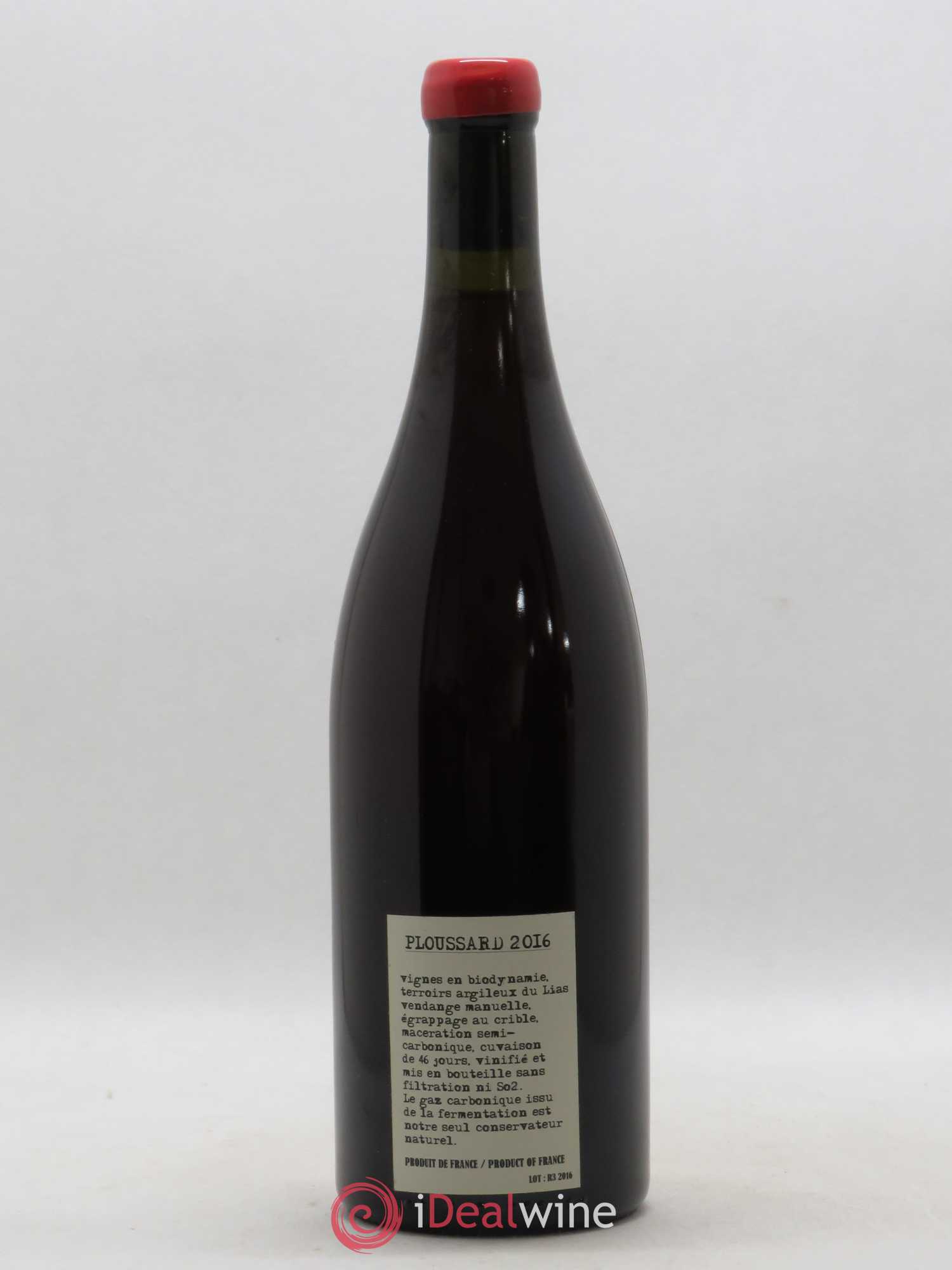 Arbois Ploussard Adeline Houillon & Renaud Bruyère 2016 - Lot de 1 bouteille - 1